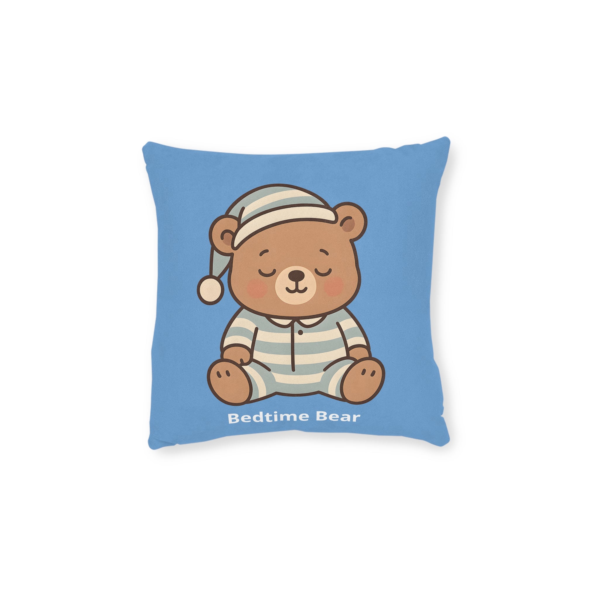 Square Cushion - Bedtime Bear Design