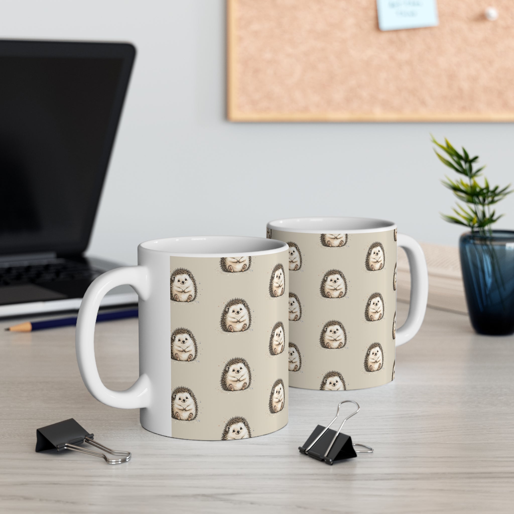 Ceramic Mug – Hedgehog | Cute Woodland Animal Mug | Hedgehog Lover Gift