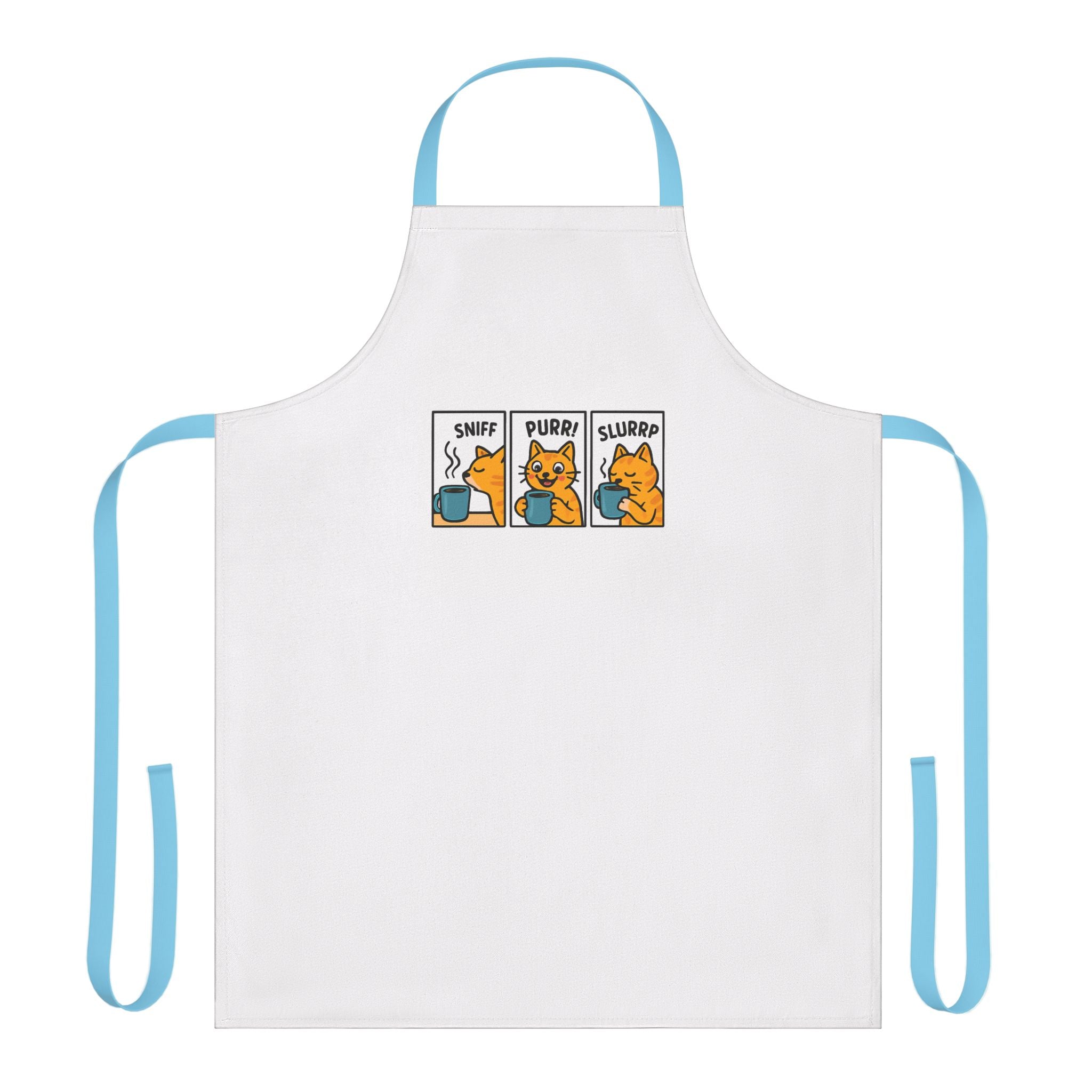 Kitchen Apron - Coffee Cat - Motivational Design