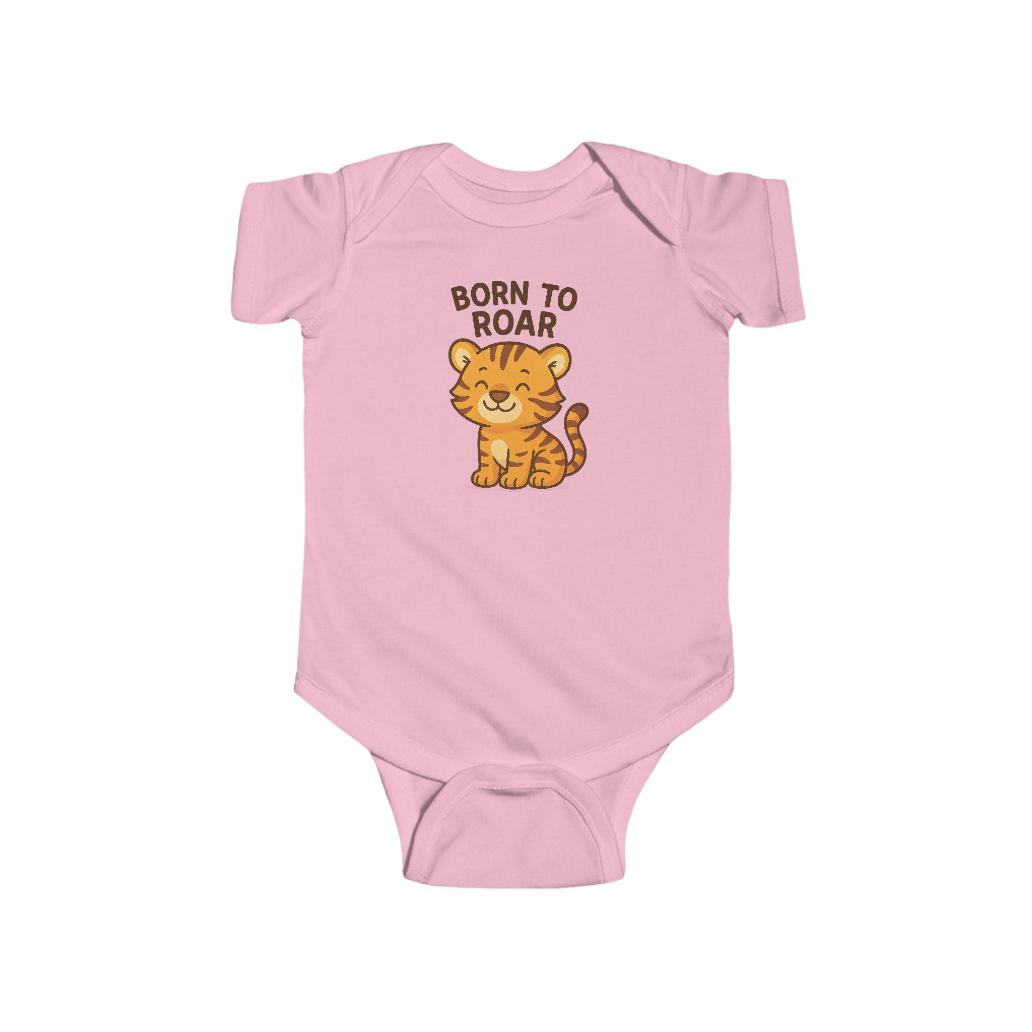 Babygrow - "Born to Roar" Cute Tiger Baby Onesie