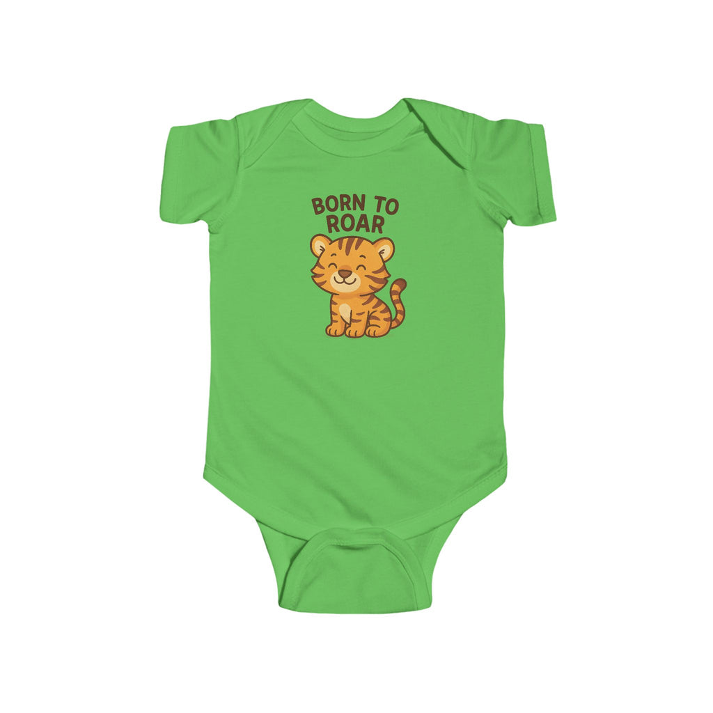 Babygrow - "Born to Roar" Cute Tiger Baby Onesie