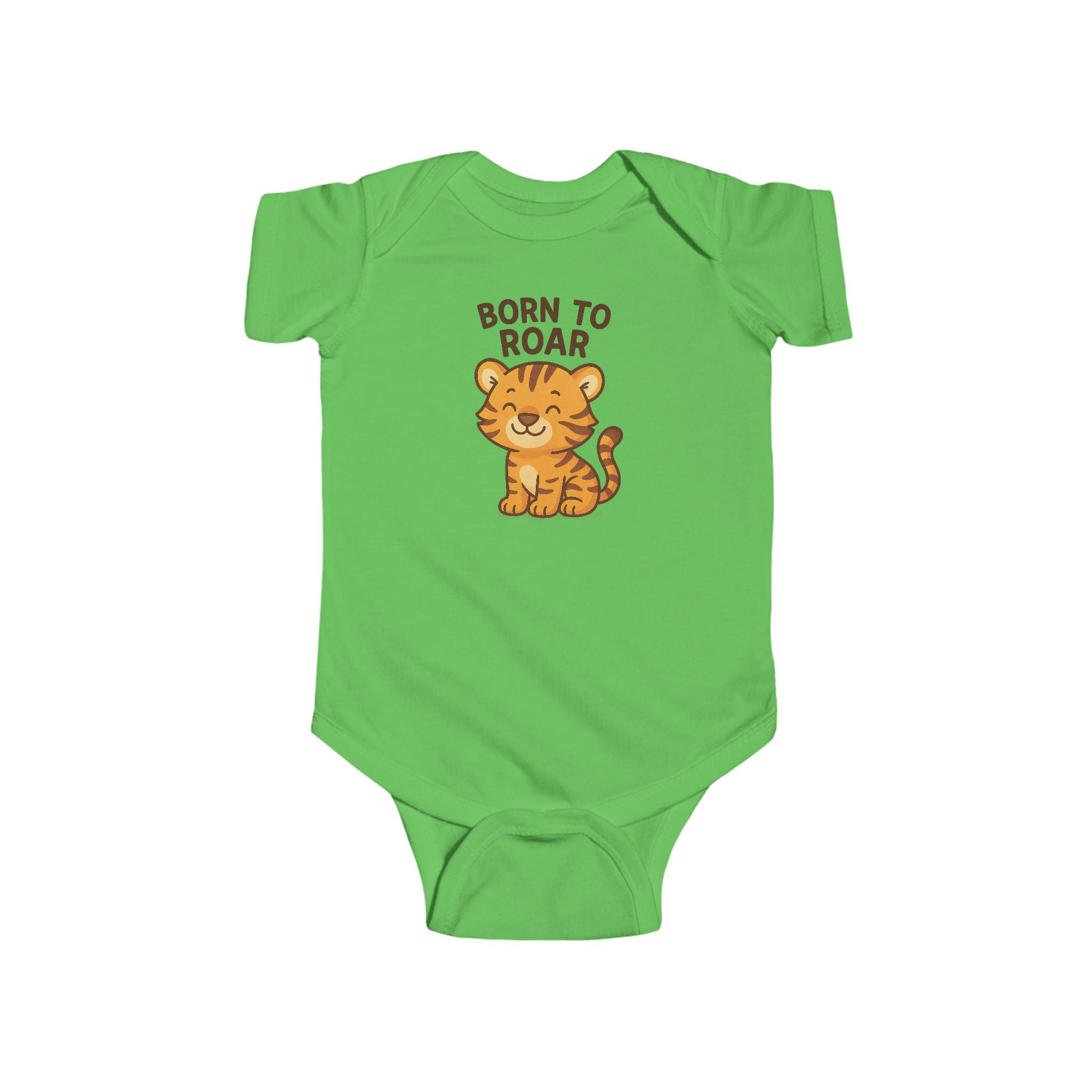 Babygrow - "Born to Roar" Cute Tiger Baby Onesie
