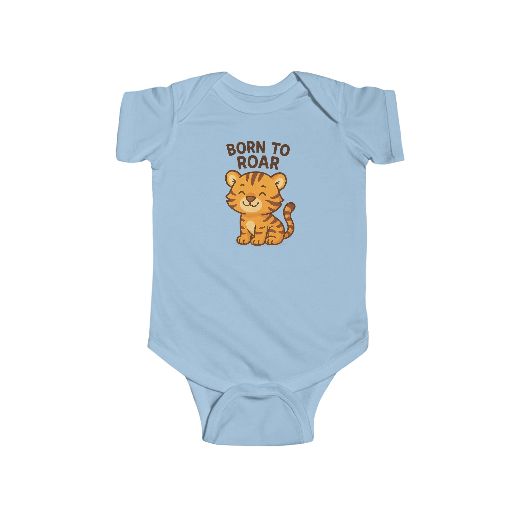 Babygrow - "Born to Roar" Cute Tiger Baby Onesie