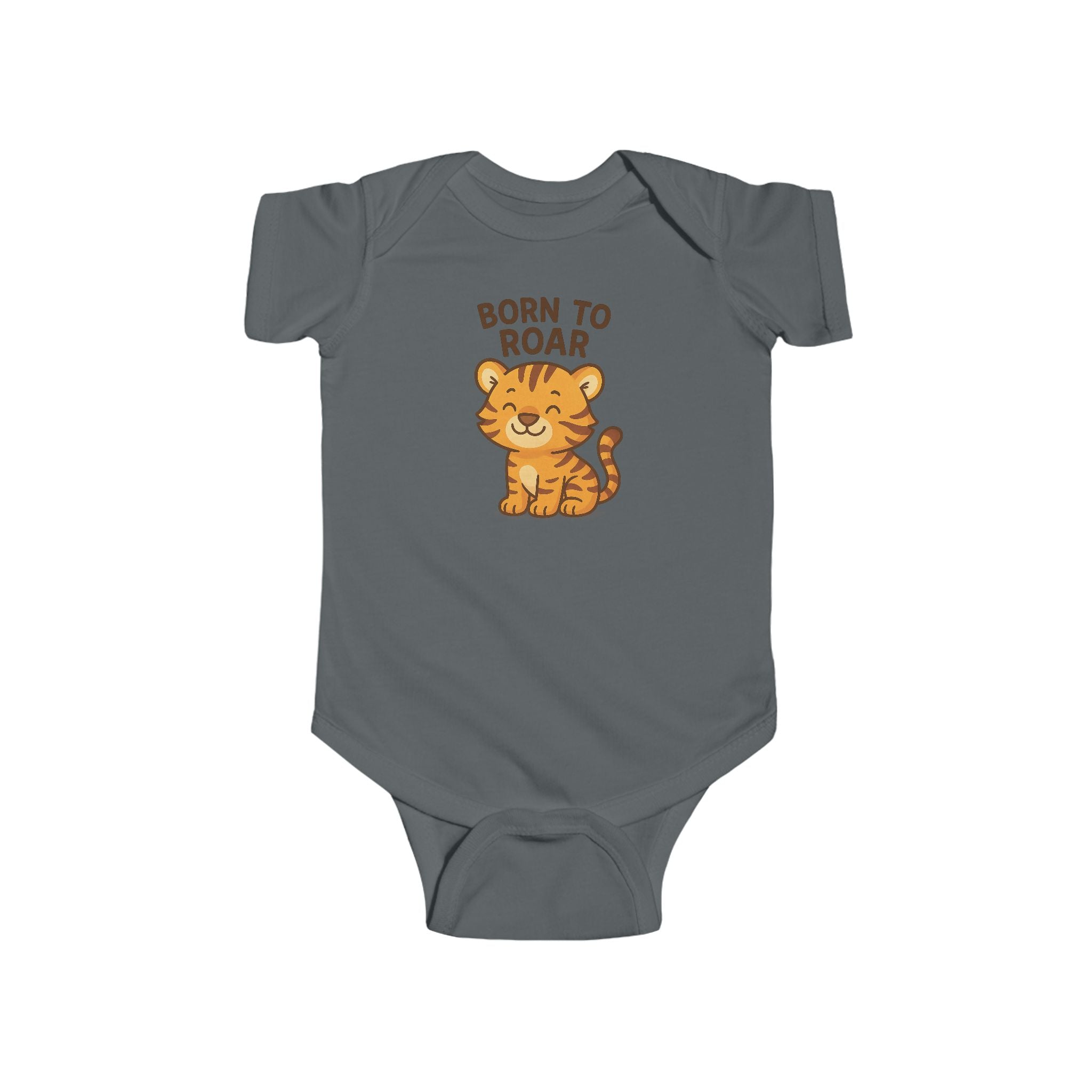Babygrow - "Born to Roar" Cute Tiger Baby Onesie