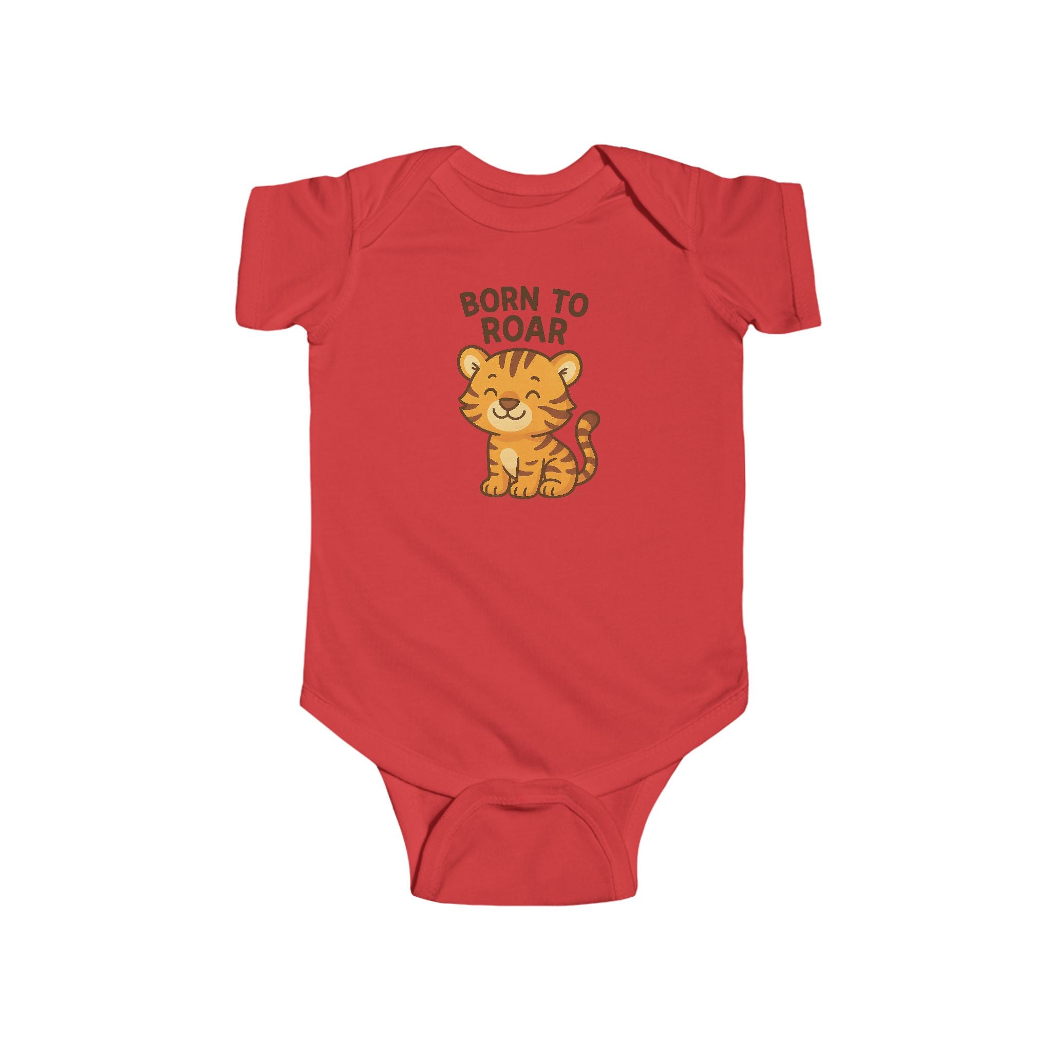 Babygrow - "Born to Roar" Cute Tiger Baby Onesie