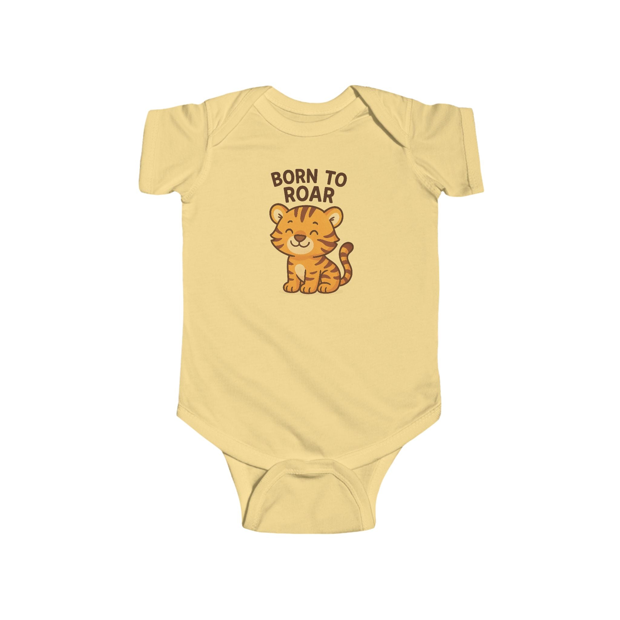 Babygrow - "Born to Roar" Cute Tiger Baby Onesie