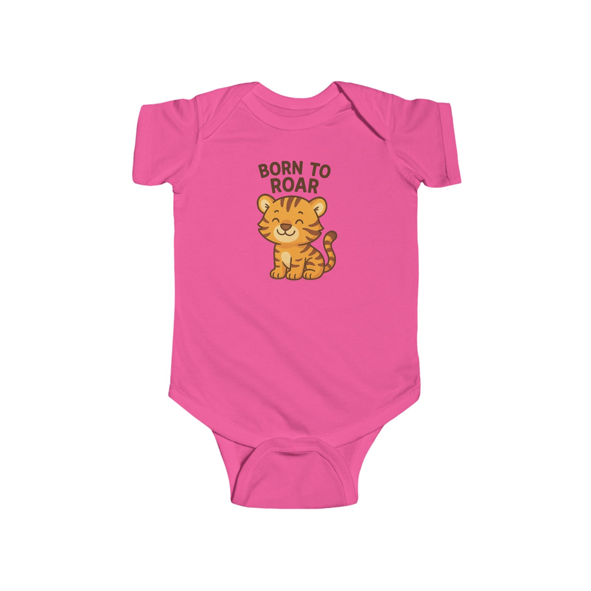Babygrow - "Born to Roar" Cute Tiger Baby Onesie