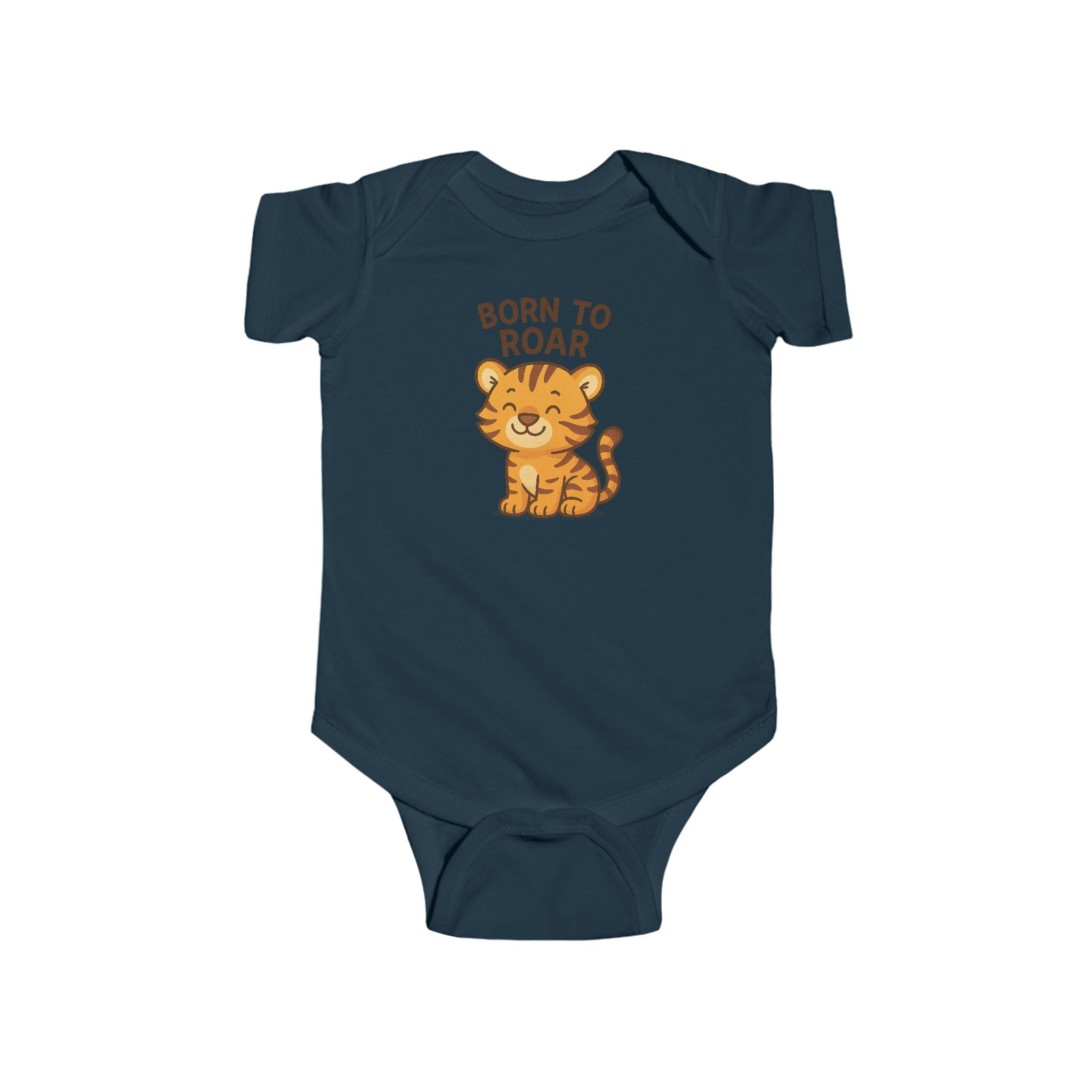 Babygrow - "Born to Roar" Cute Tiger Baby Onesie