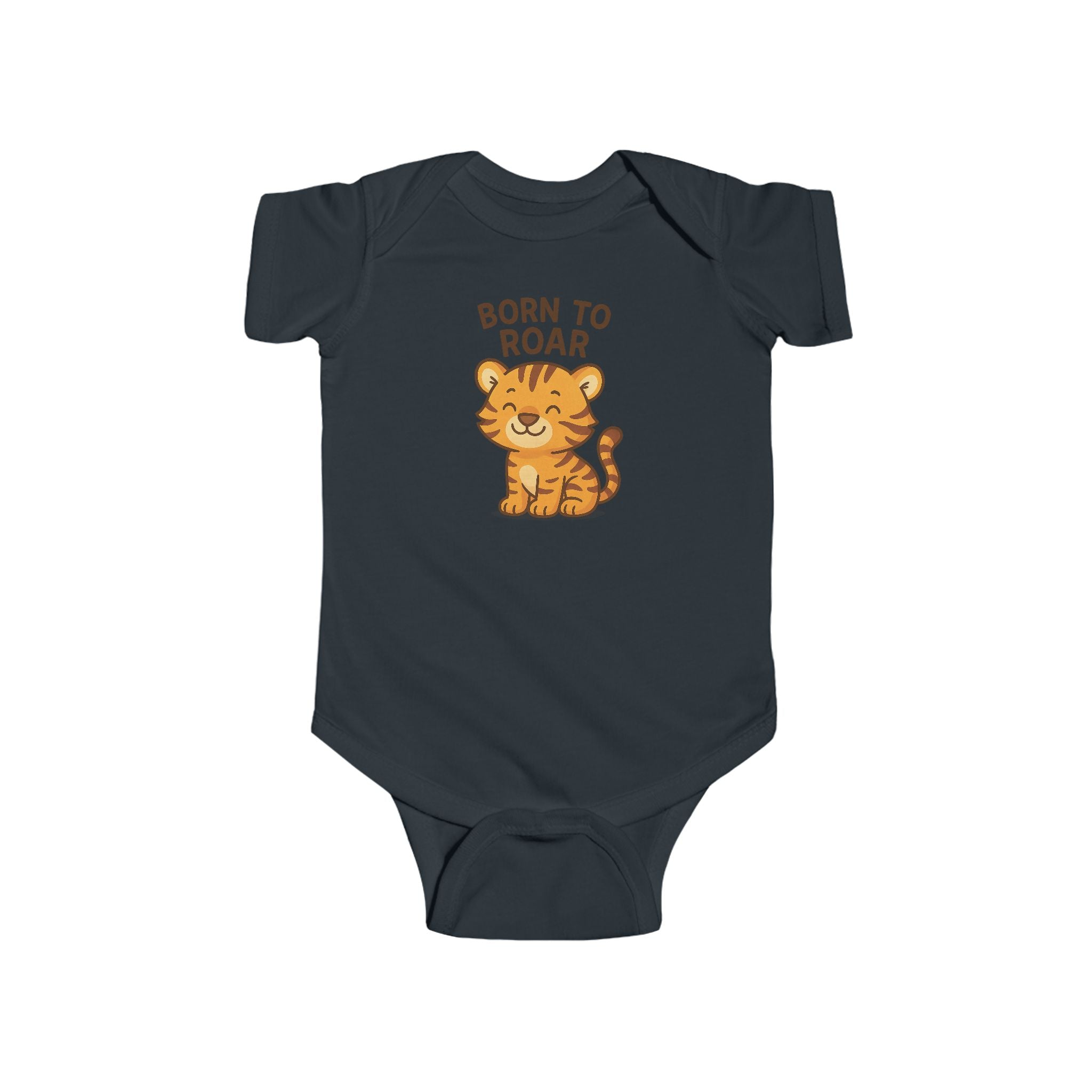 Babygrow - "Born to Roar" Cute Tiger Baby Onesie