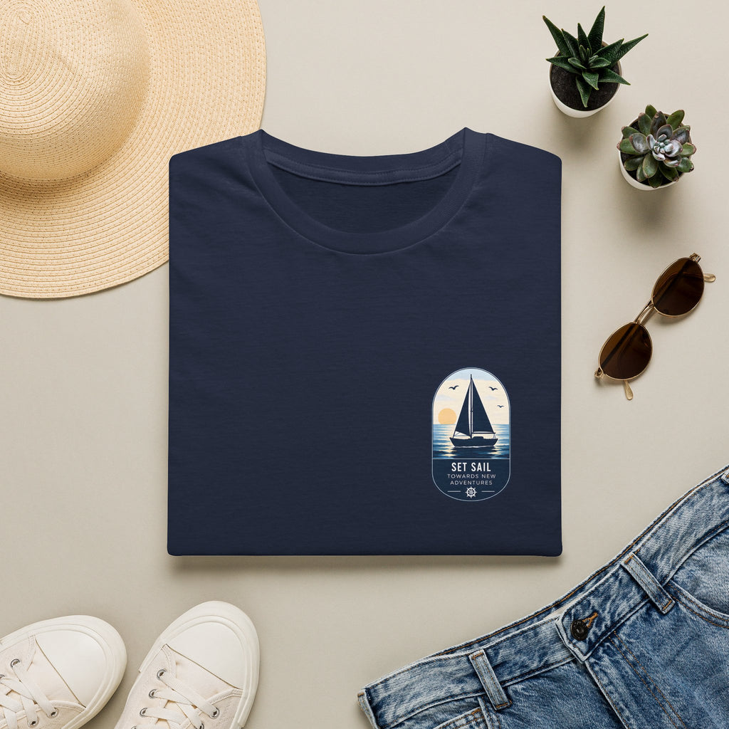 Unisex T-Shirt - Set Sail - Towards New Adventures