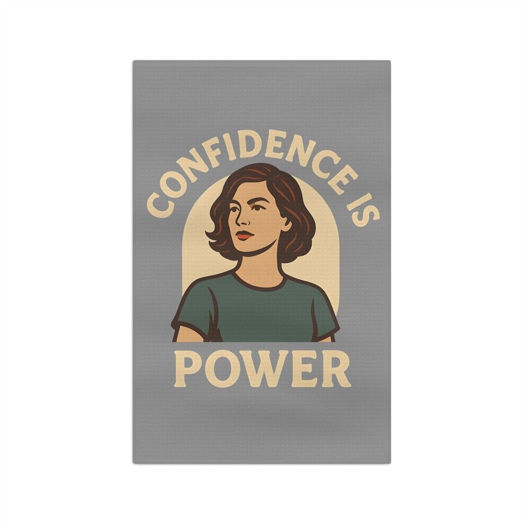 Tea Towel Microfiber - Confidence is Power Design