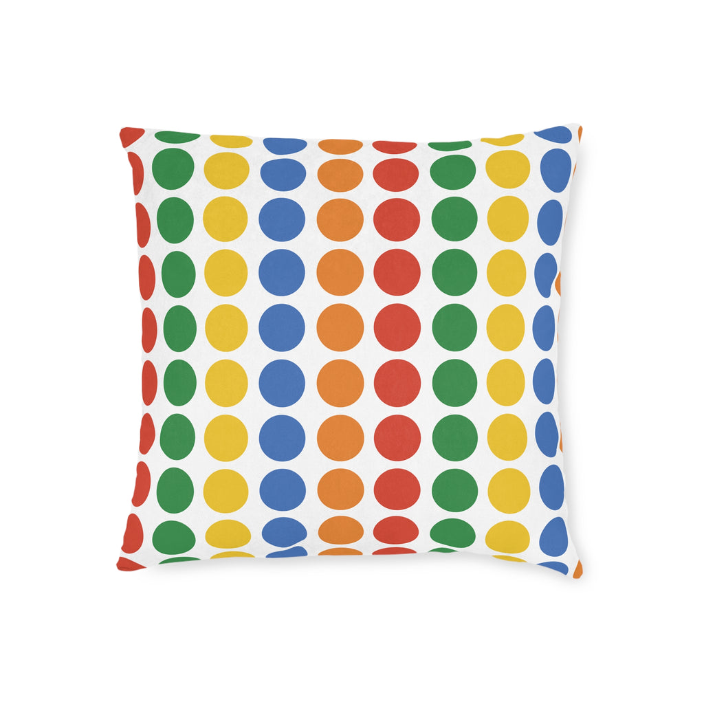 Square Cushion - Vibrant Circle Design