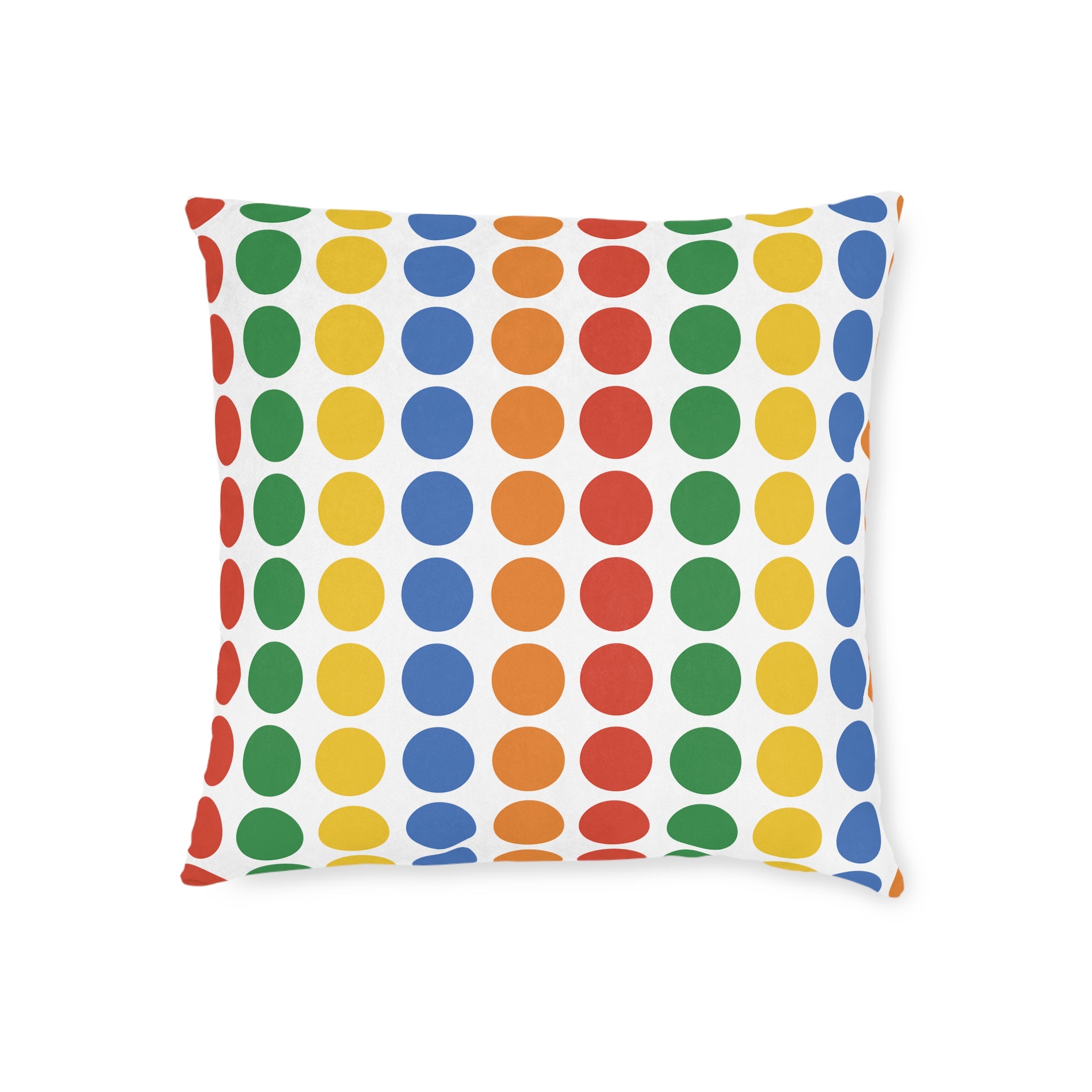 Square Cushion - Vibrant Circle Design