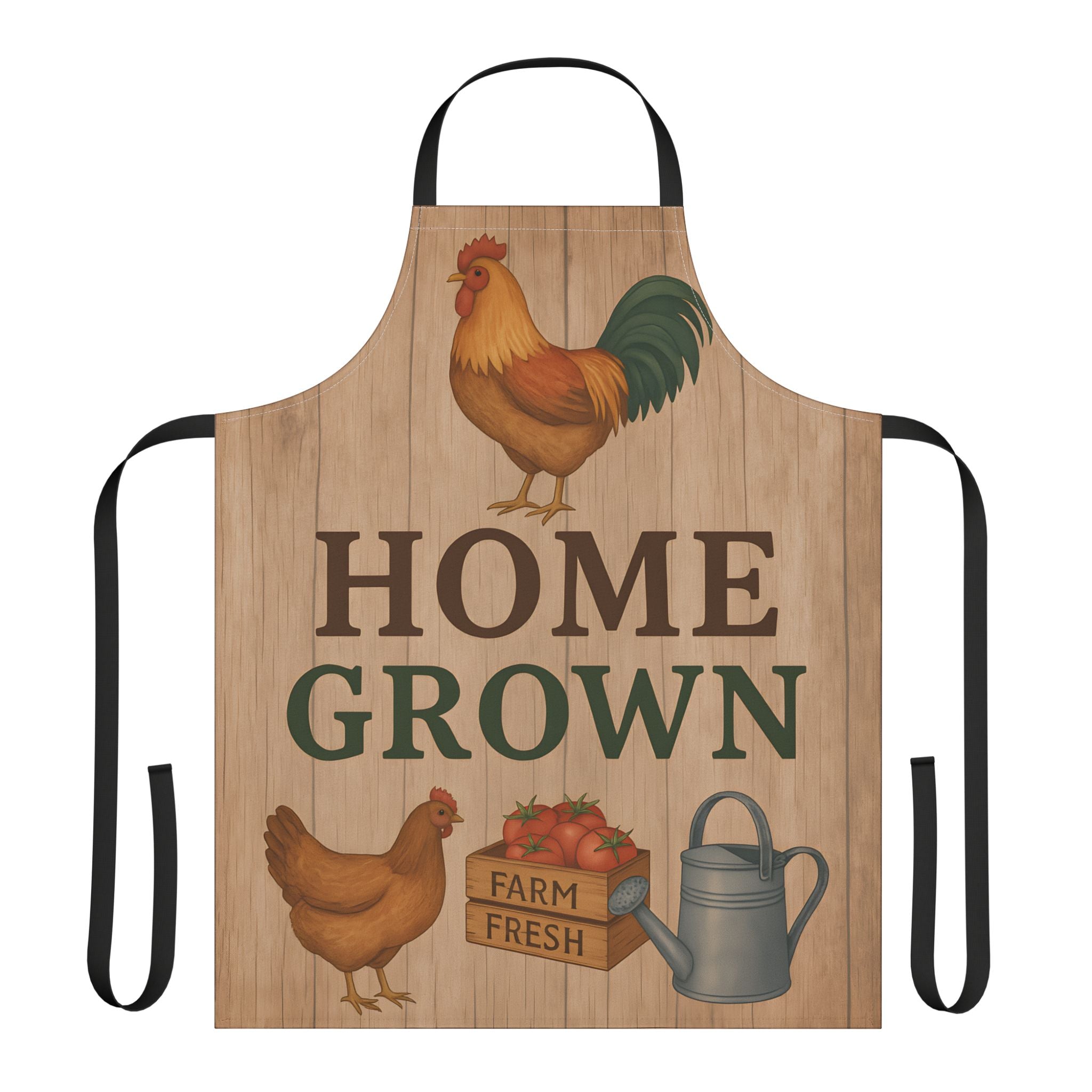 Kitchen Apron - Home Grown Farm Fresh Design