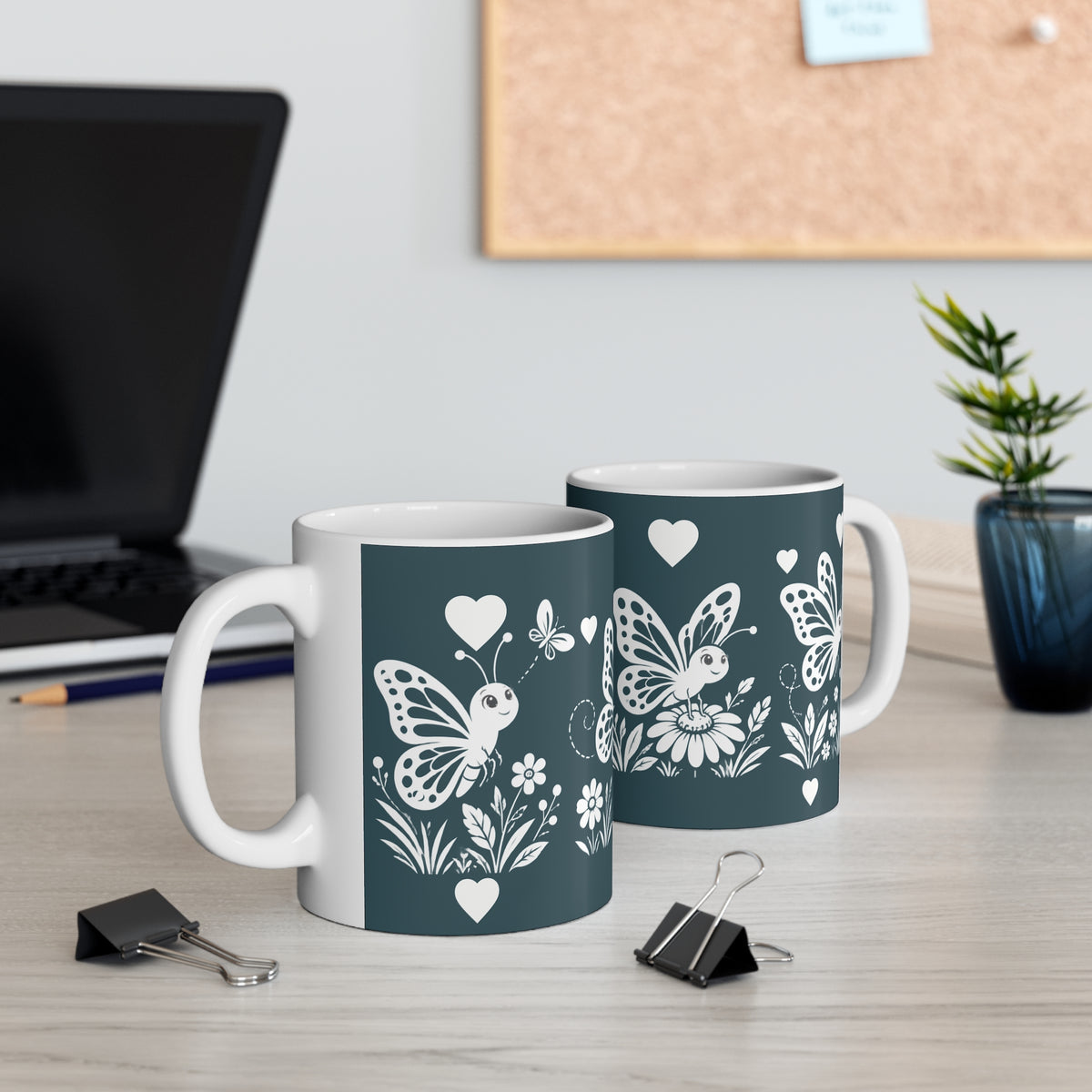 Ceramic Mug - Butterfly Fun