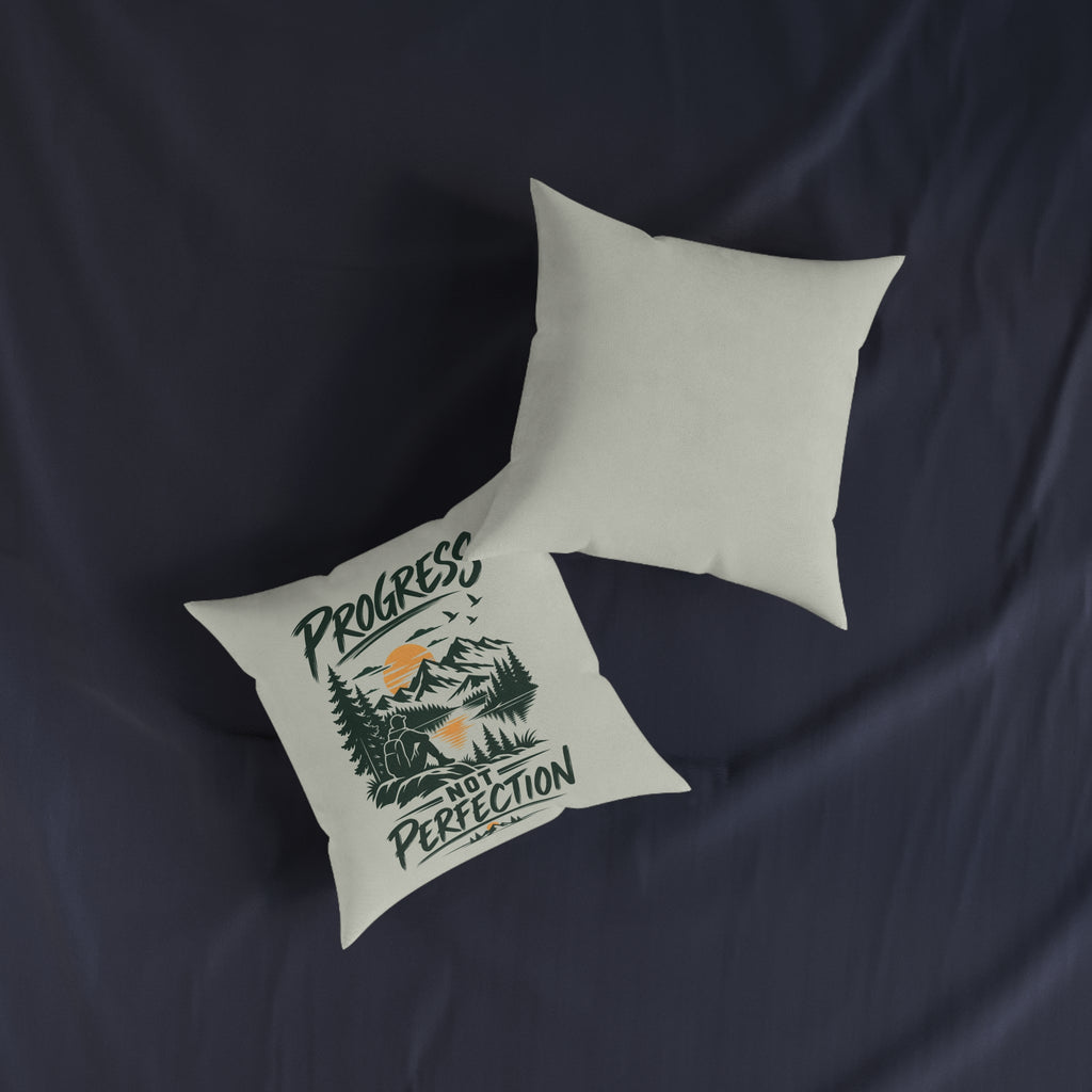 Square Cushion - Progress Not Perfection