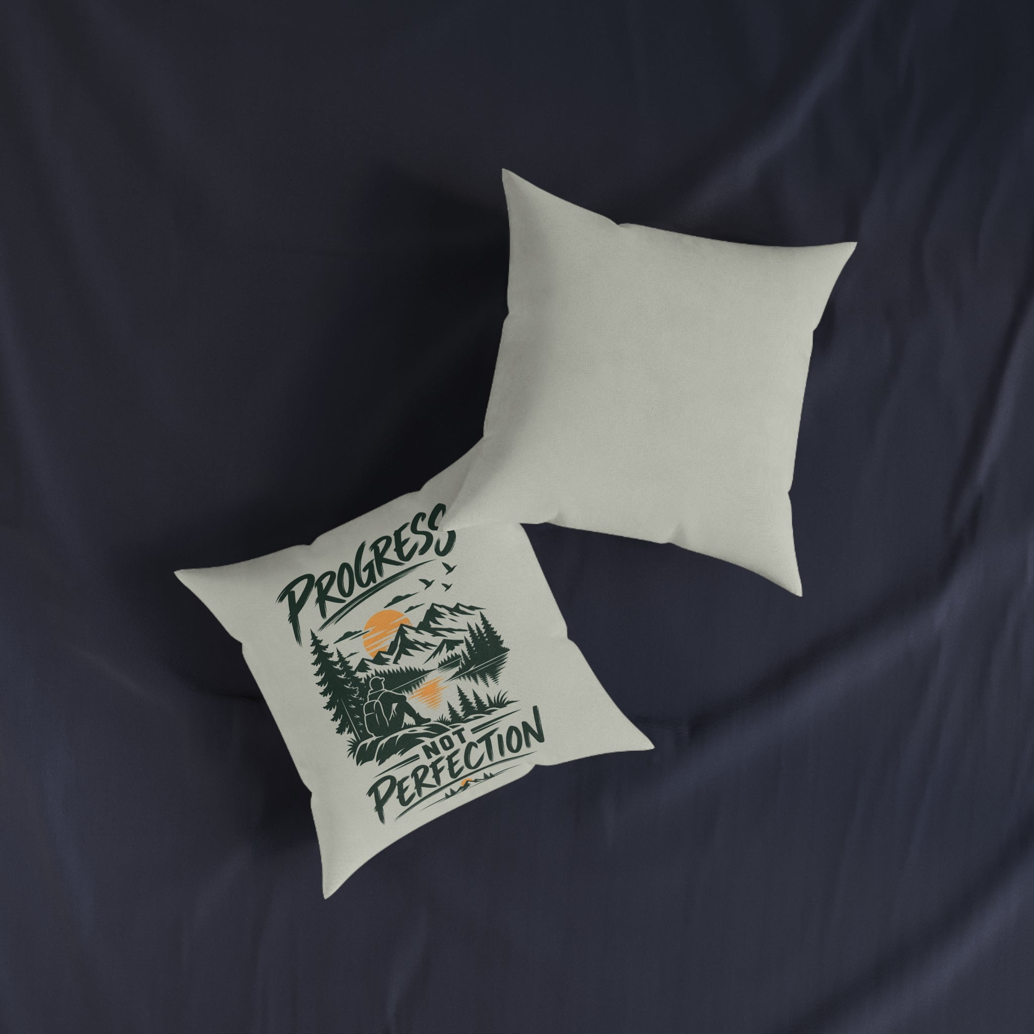 Square Cushion - Progress Not Perfection