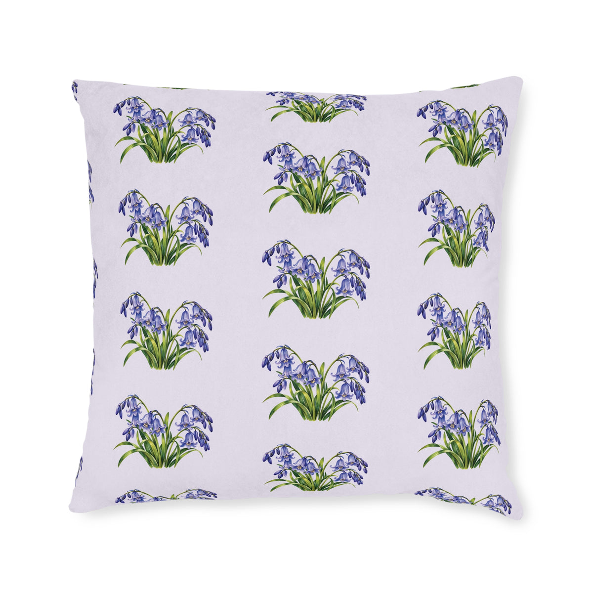 Square Cushion | Bluebells - British Wildflower