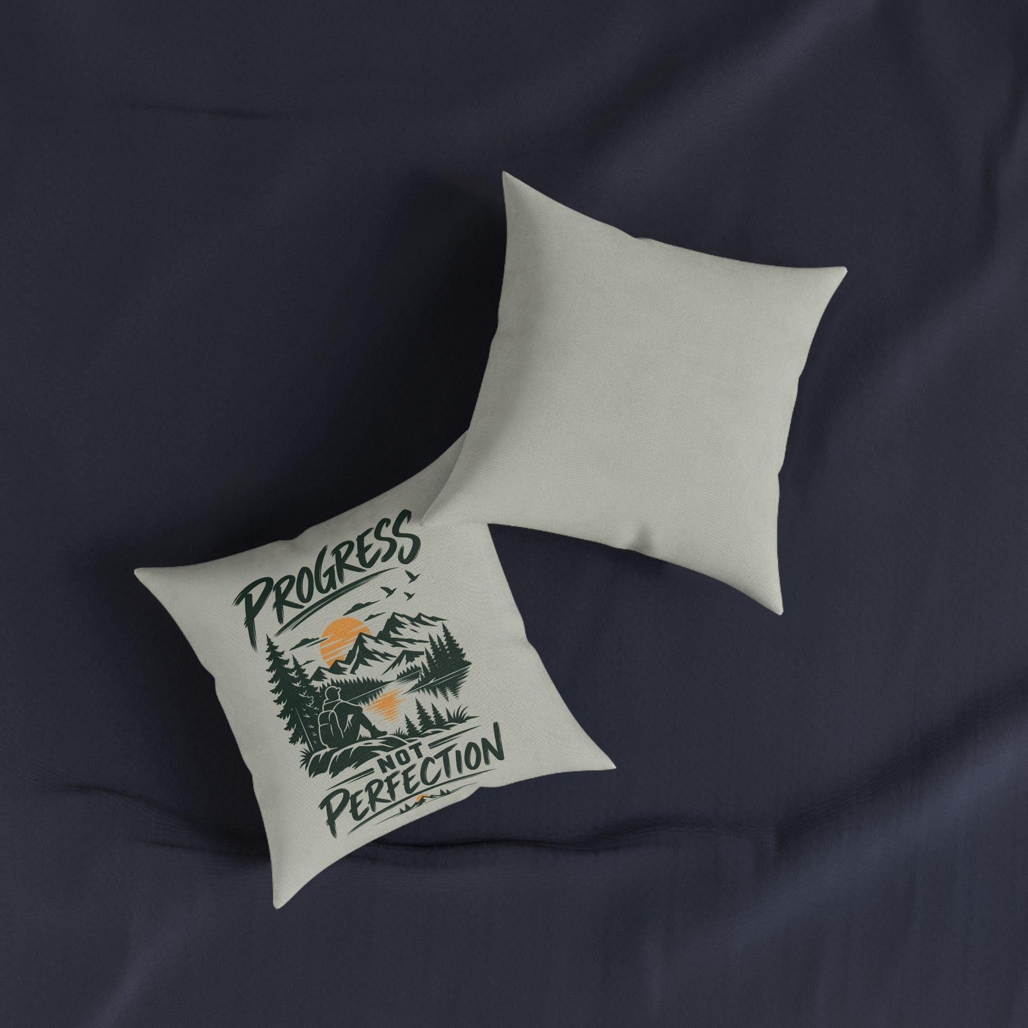 Square Cushion - Progress Not Perfection