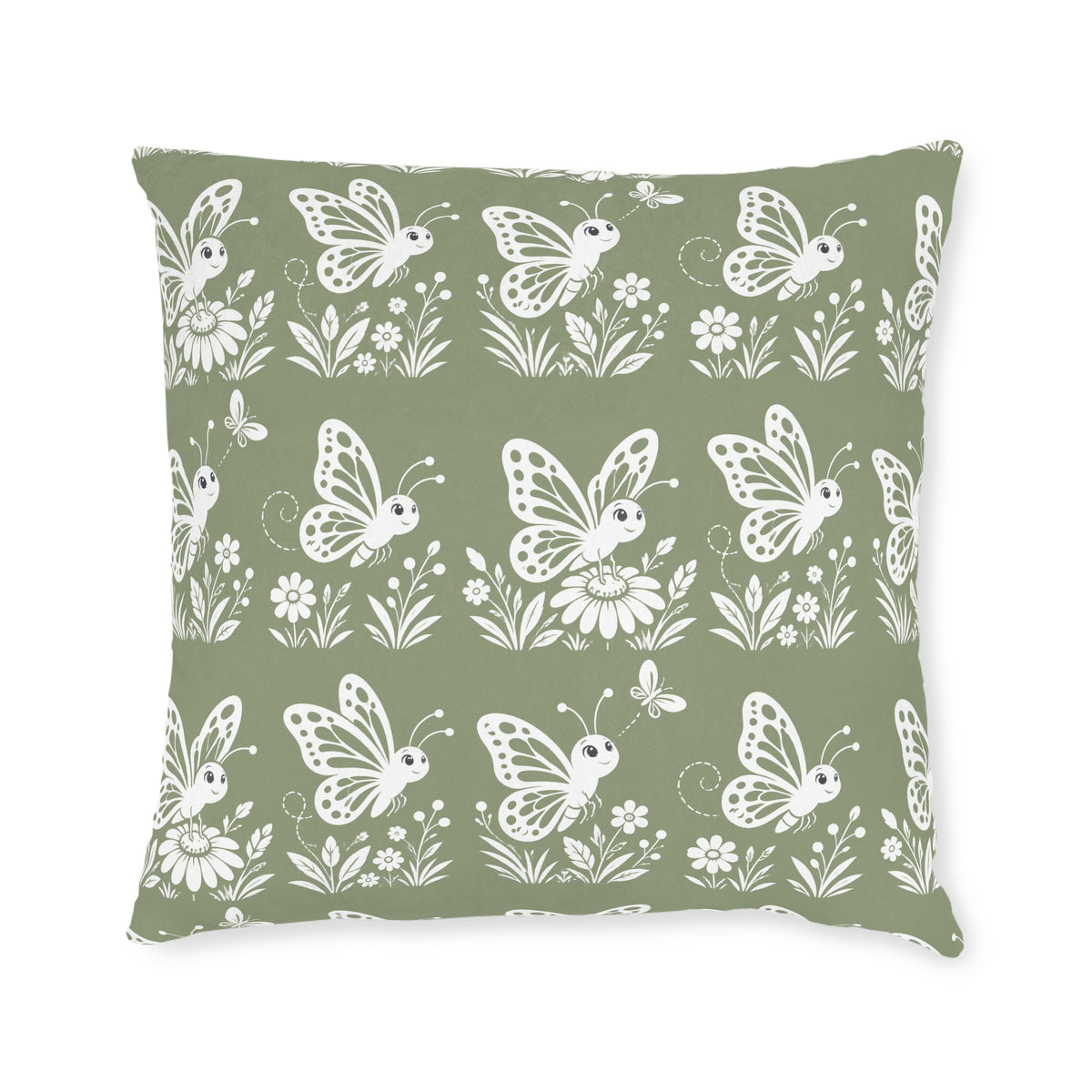 Square Cushion - Butterfly Fun