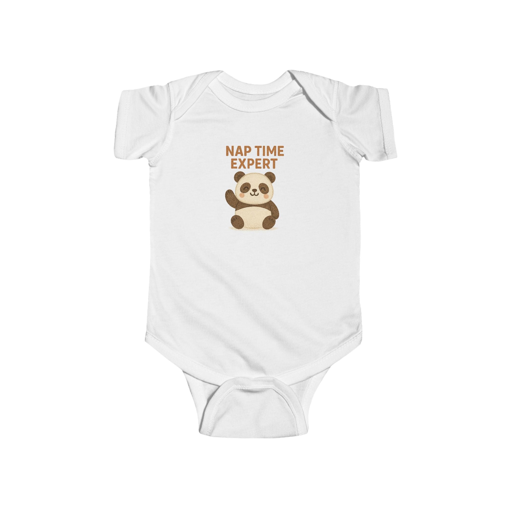 Babygrow - "Nap Time Expert" Cute Panda Baby Onesie