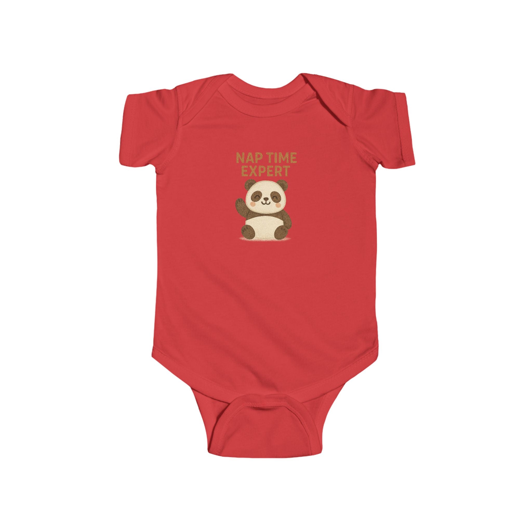 Babygrow - "Nap Time Expert" Cute Panda Baby Onesie