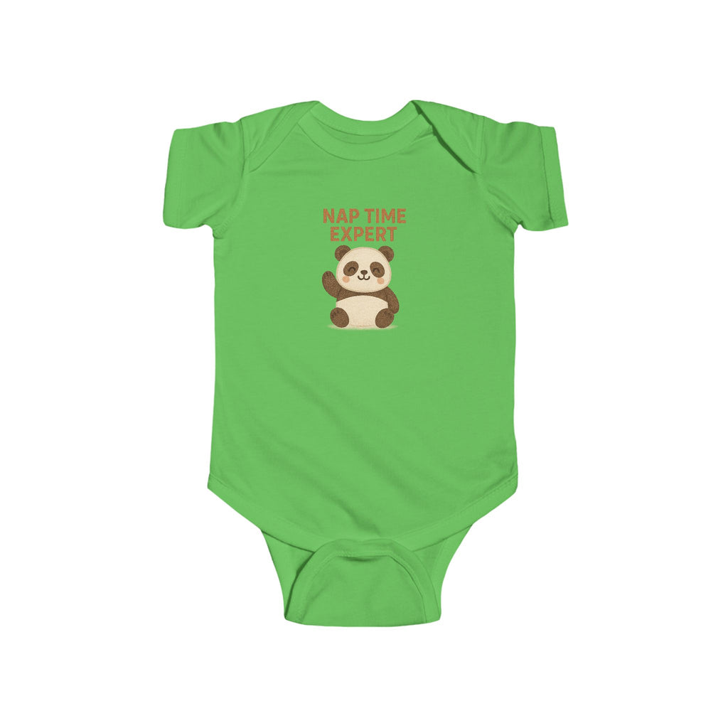 Babygrow - "Nap Time Expert" Cute Panda Baby Onesie