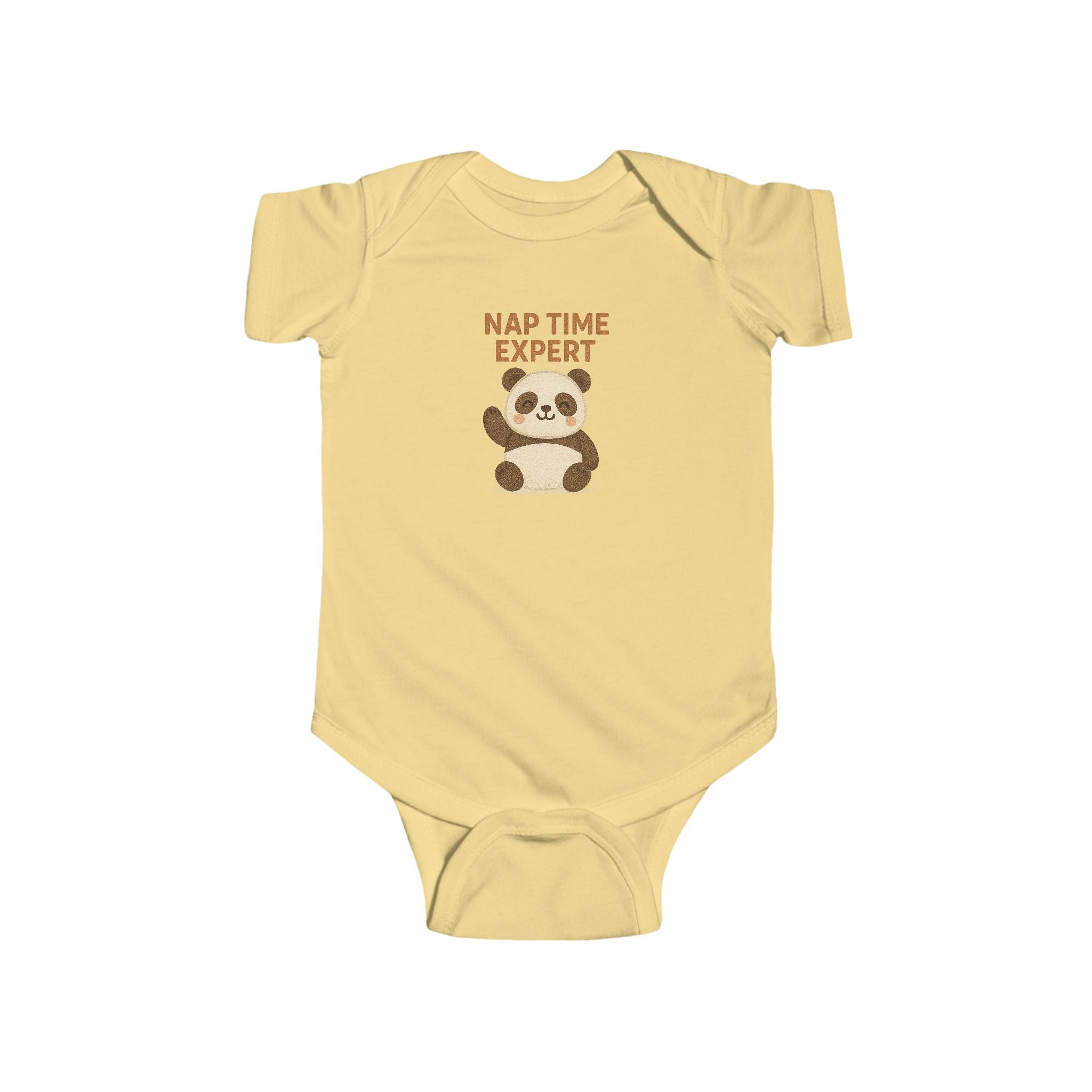 Babygrow - "Nap Time Expert" Cute Panda Baby Onesie