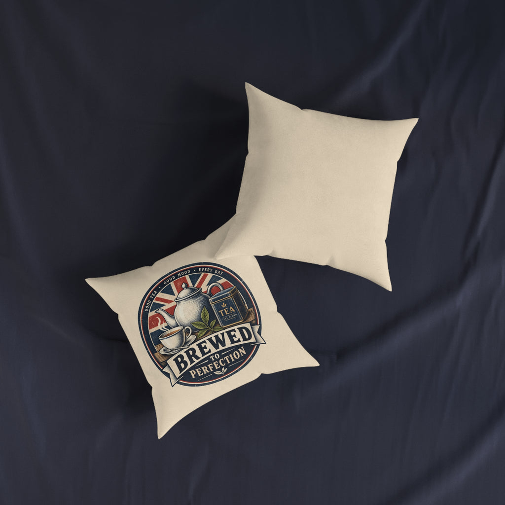 Square Cushion – Brewed to Perfection | Tea Cushion