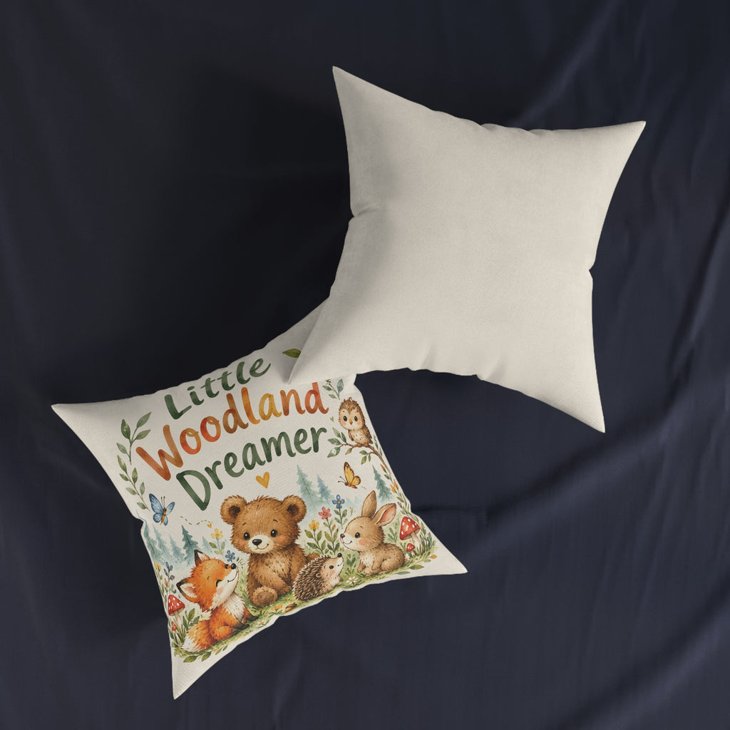 Square Cushion – Little Woodland Dreamer | Woodland Nursery Cushion