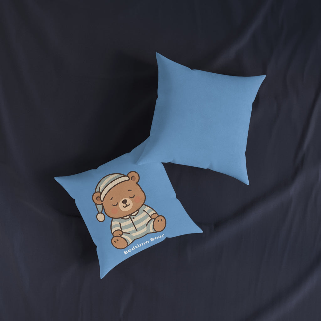 Square Cushion - Bedtime Bear Design
