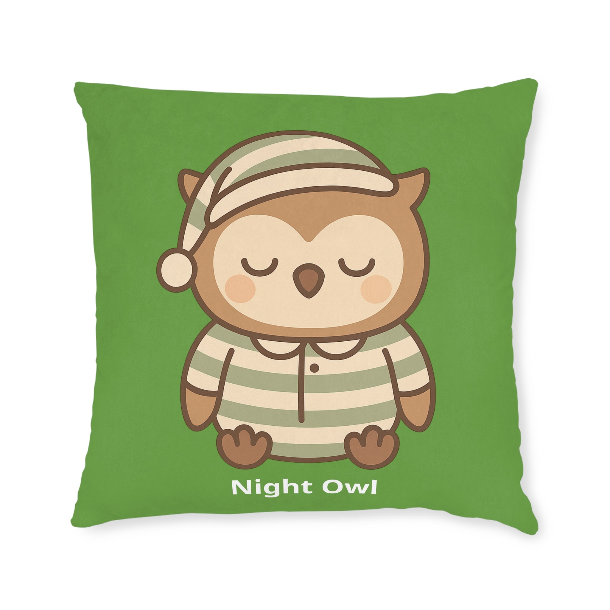 Square Cushion – Night Owl - The Woodland Dreamers