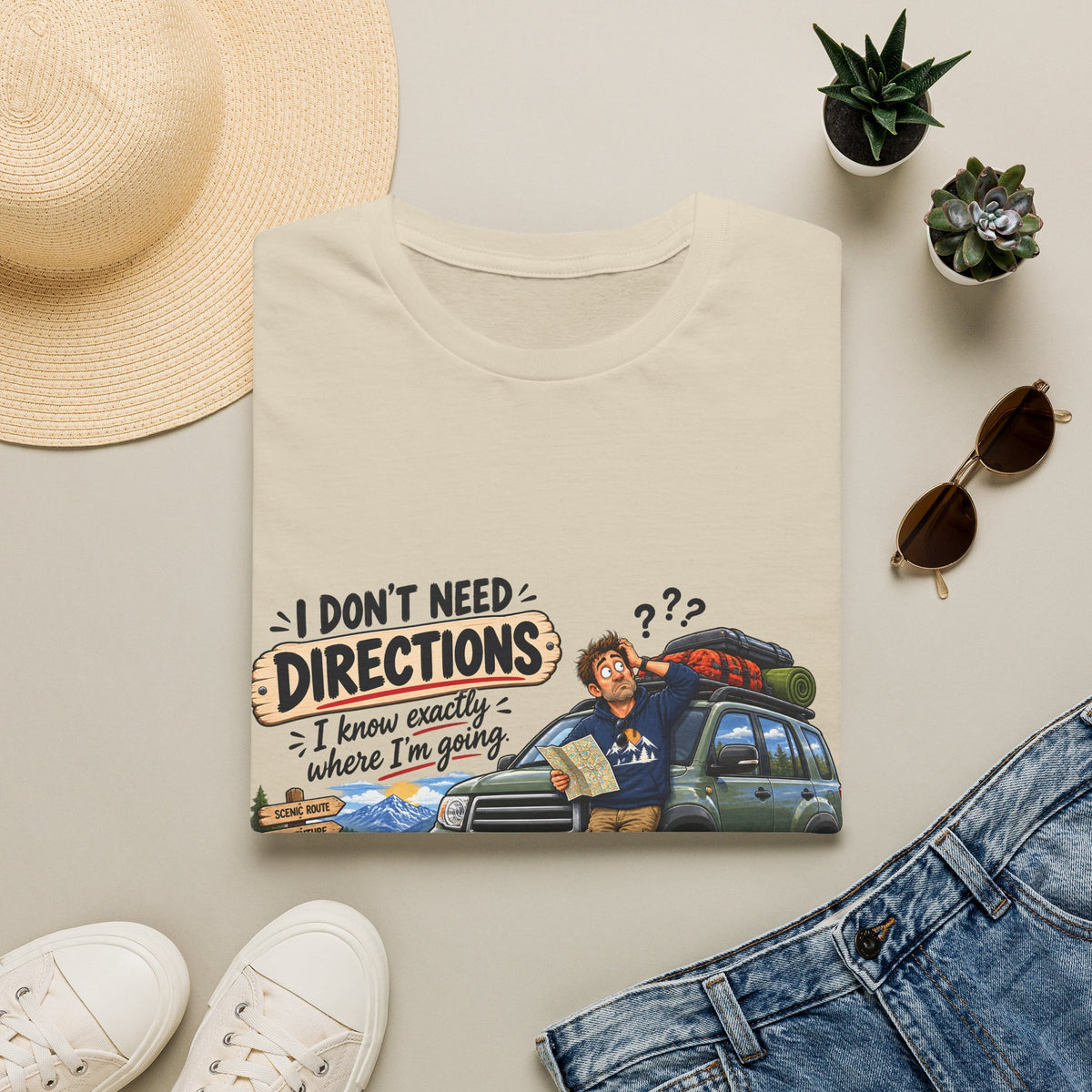 Dad T-Shirt - I Don't Need Directions.