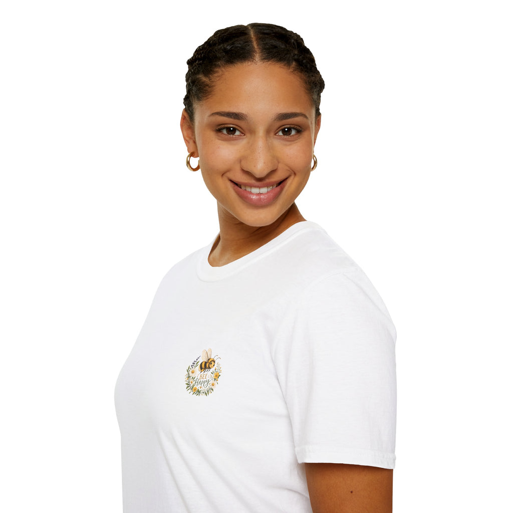 Unisex T-Shirt – Bee Happy | Crest