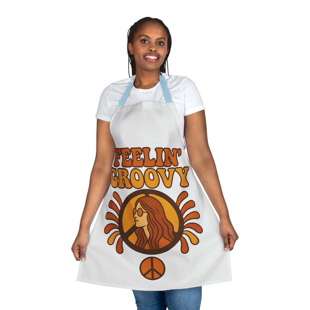 Kitchen Apron - Feelin' Groovy Design