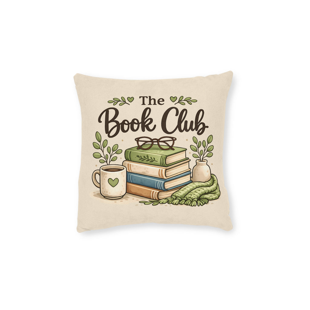 Square Cushion – The Book Club | Reading Cushion for Book Lovers