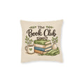 Square Cushion – The Book Club | Reading Cushion for Book Lovers