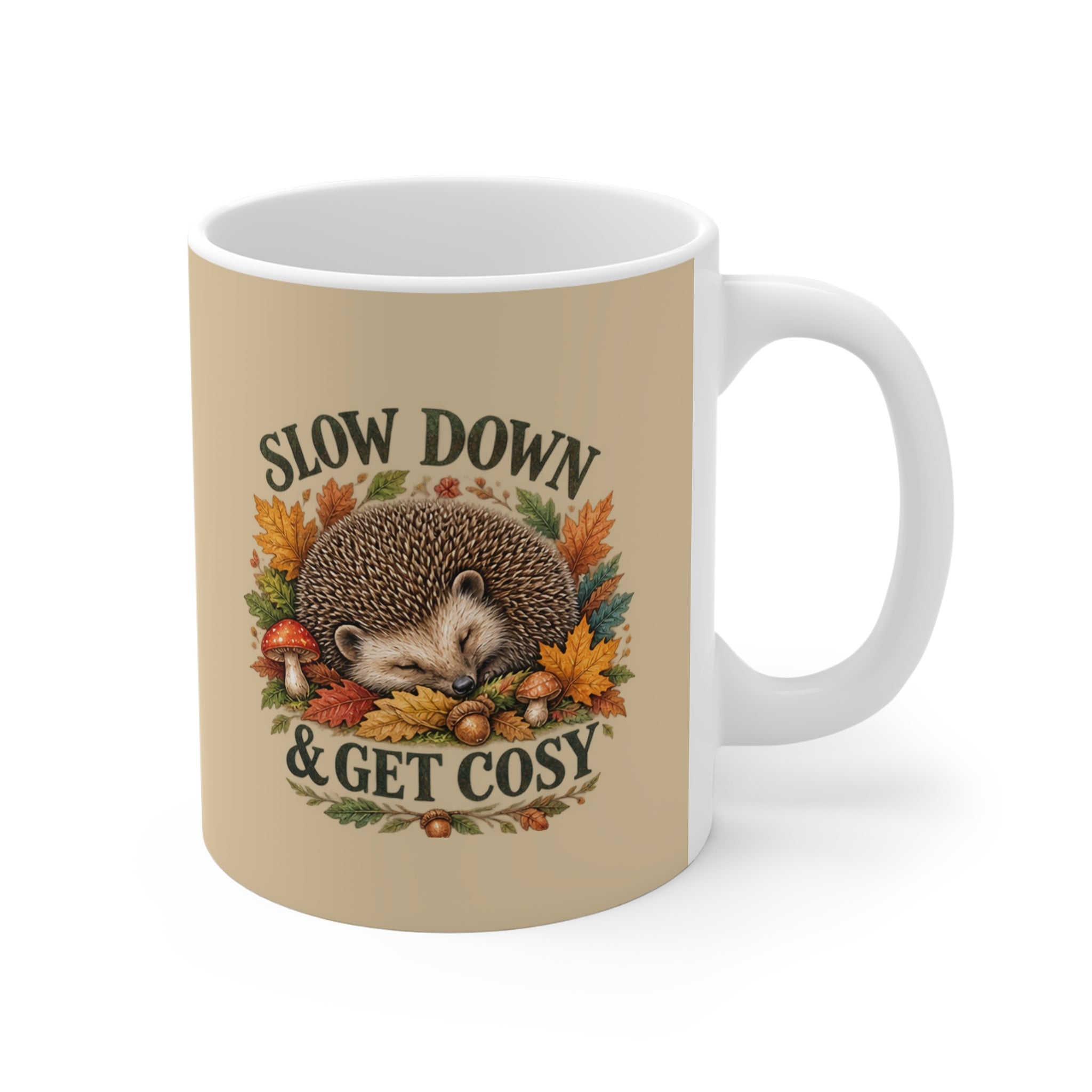 Ceramic Mug – Slow Down & Get Cosy | Cosy Lifestyle Mug