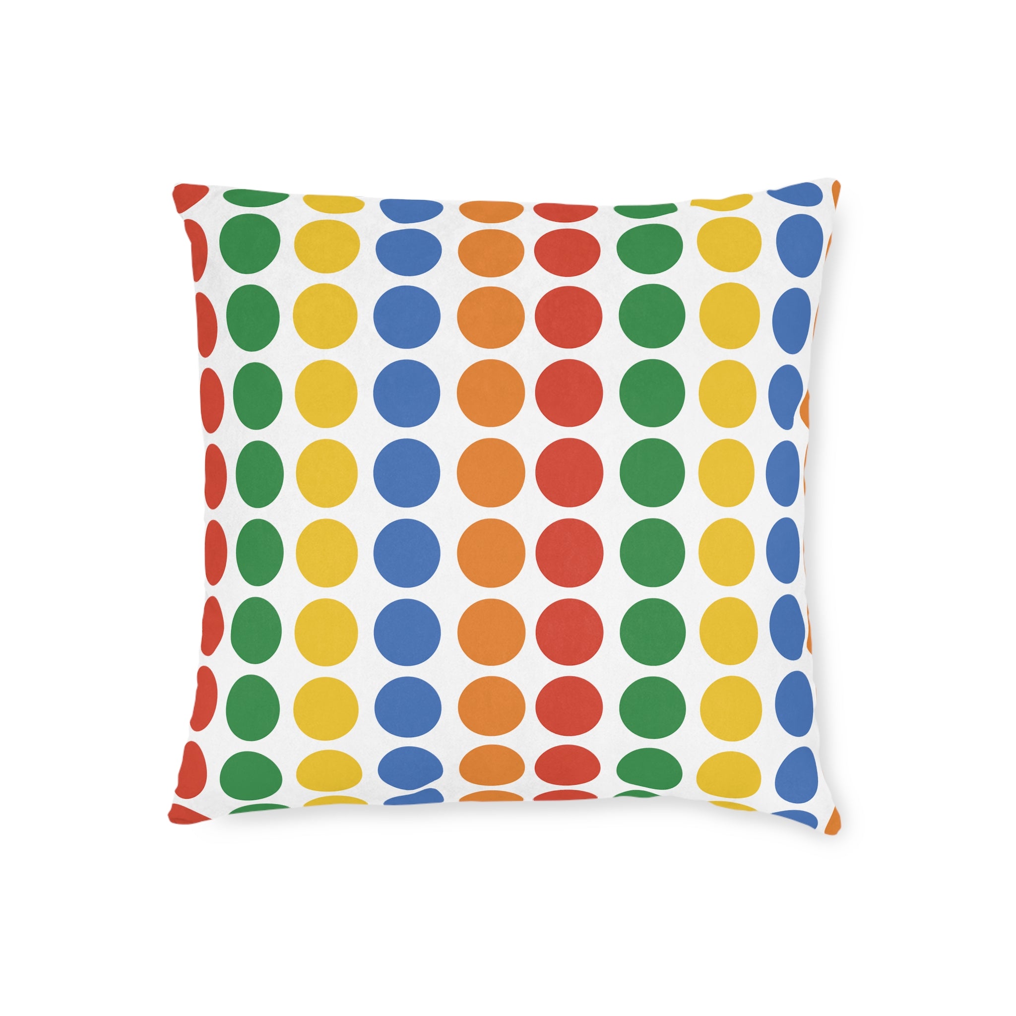 Square Cushion - Vibrant Circle Design