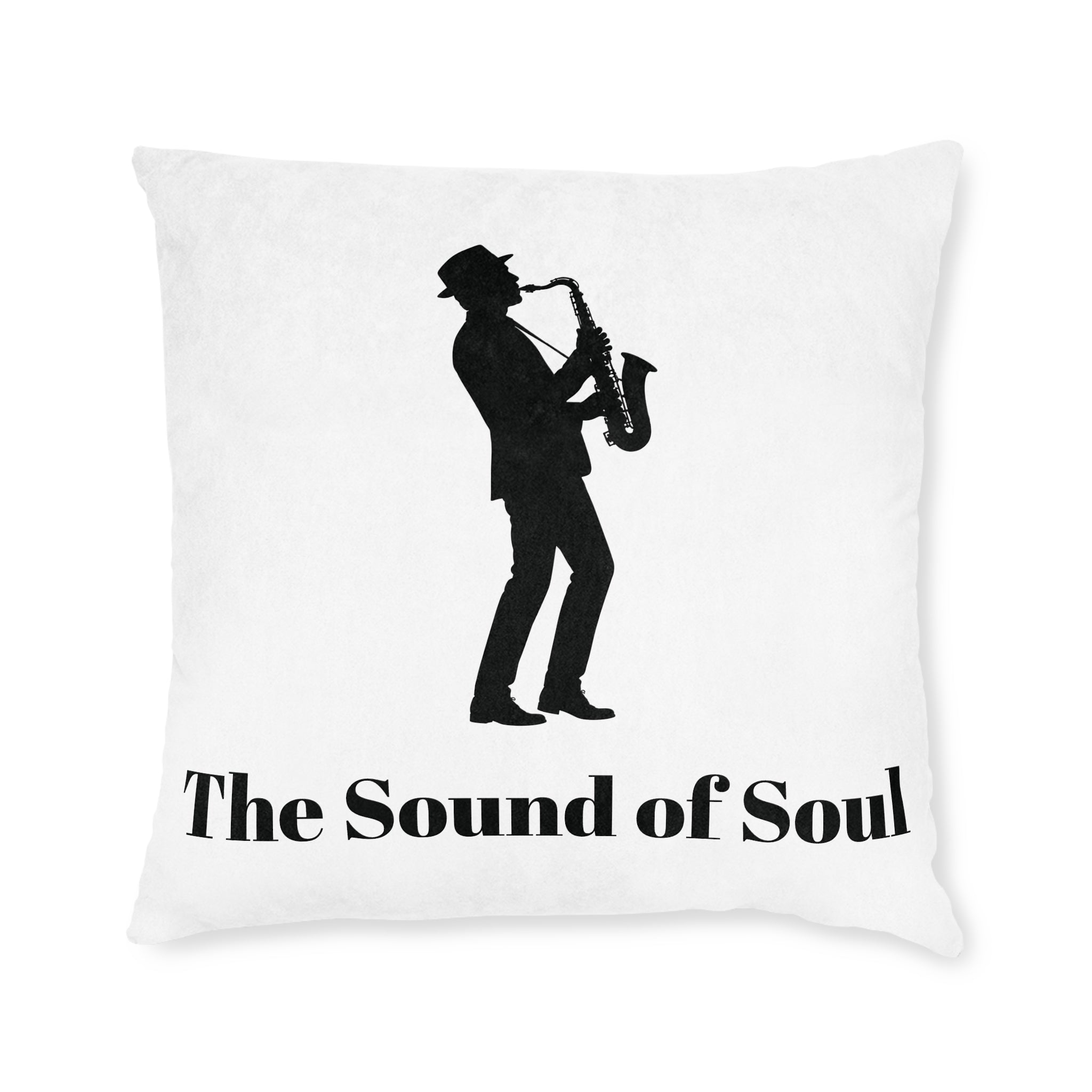 Square Cushion - The Sound of Soul | Music Lover Home Decor