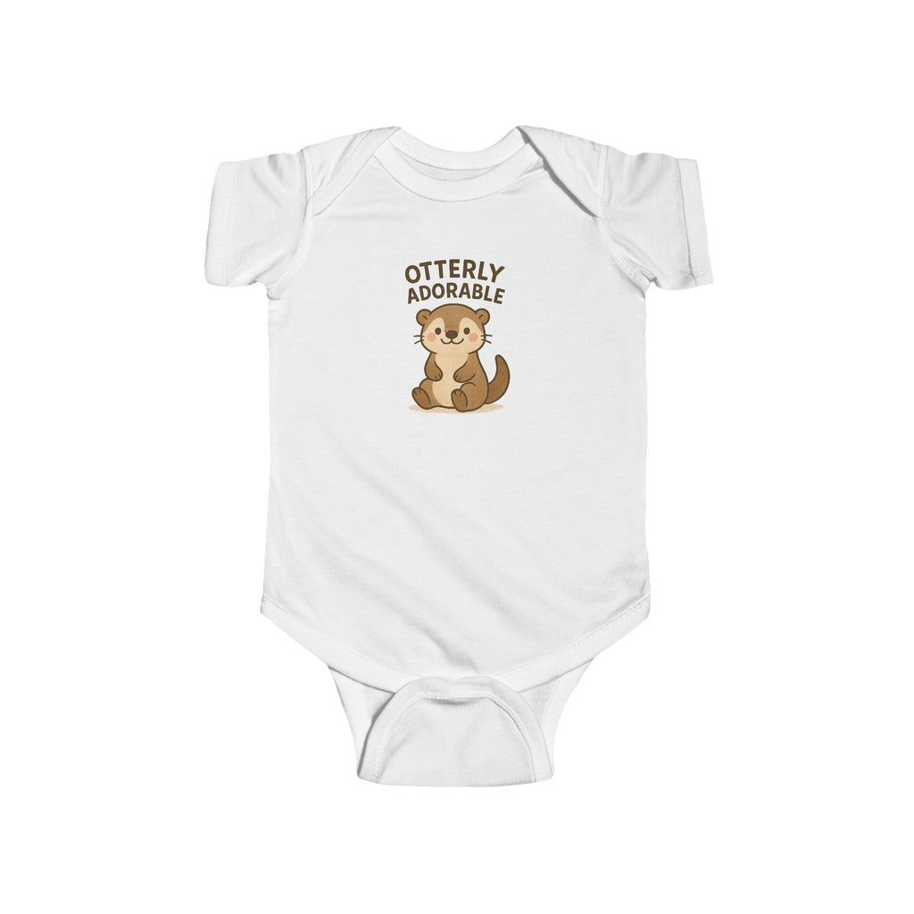 Babygrow - "Otterly Adorable" Cute Tiger Baby Onesie