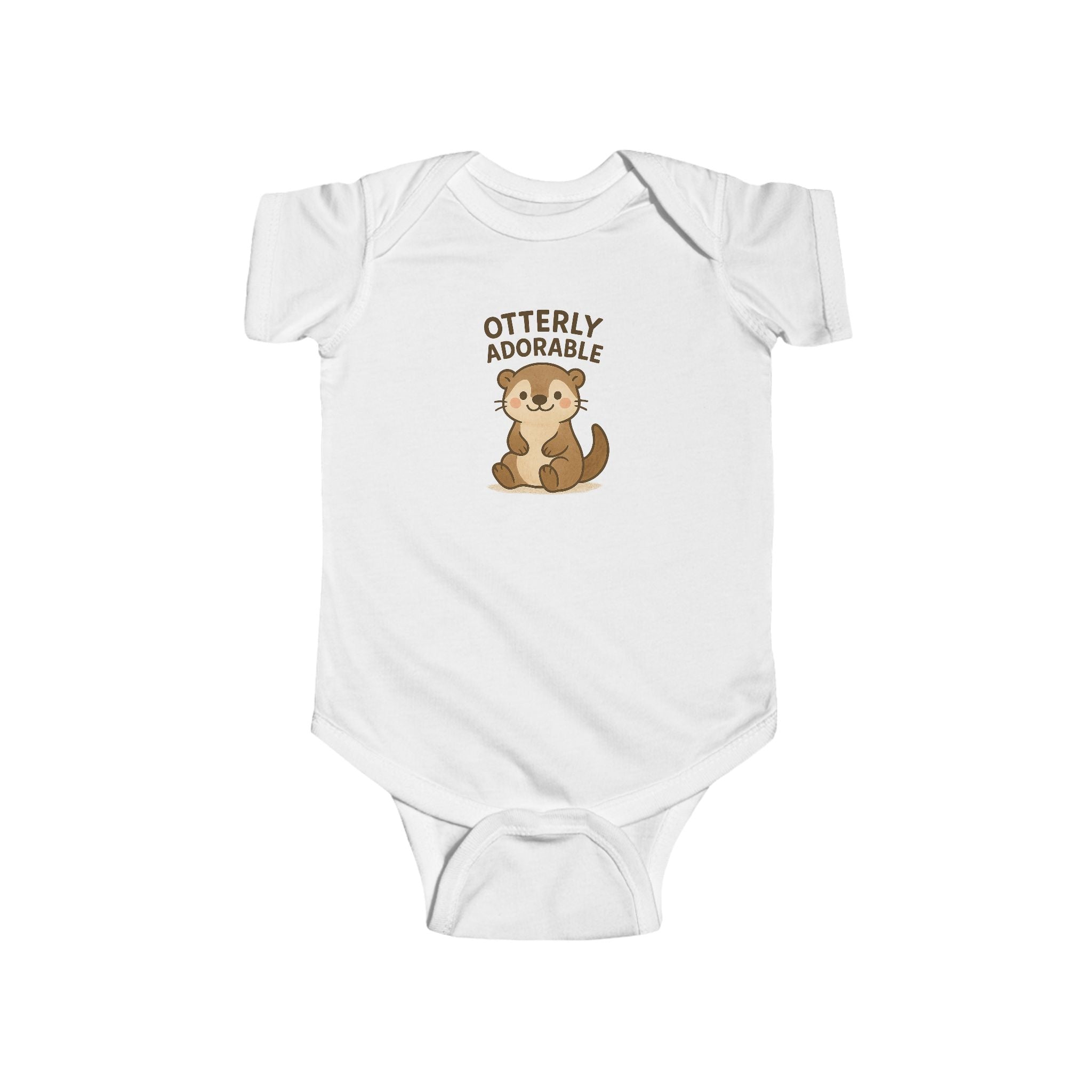 Babygrow - "Otterly Adorable" Cute Tiger Baby Onesie
