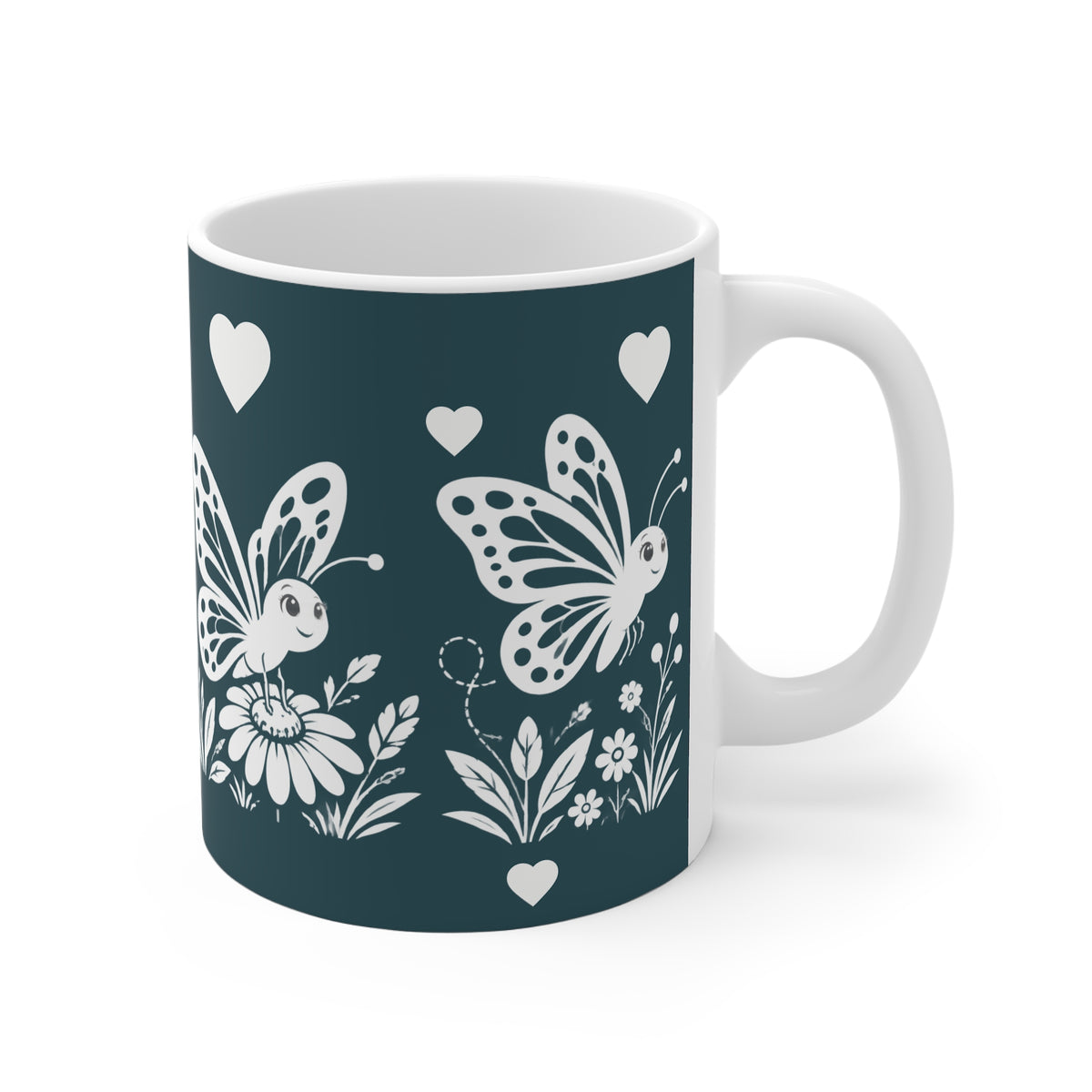 Ceramic Mug - Butterfly Fun