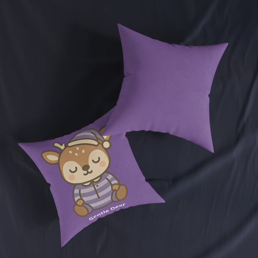 Square Cushion - Gentle Deer - The Woodland Dreamers