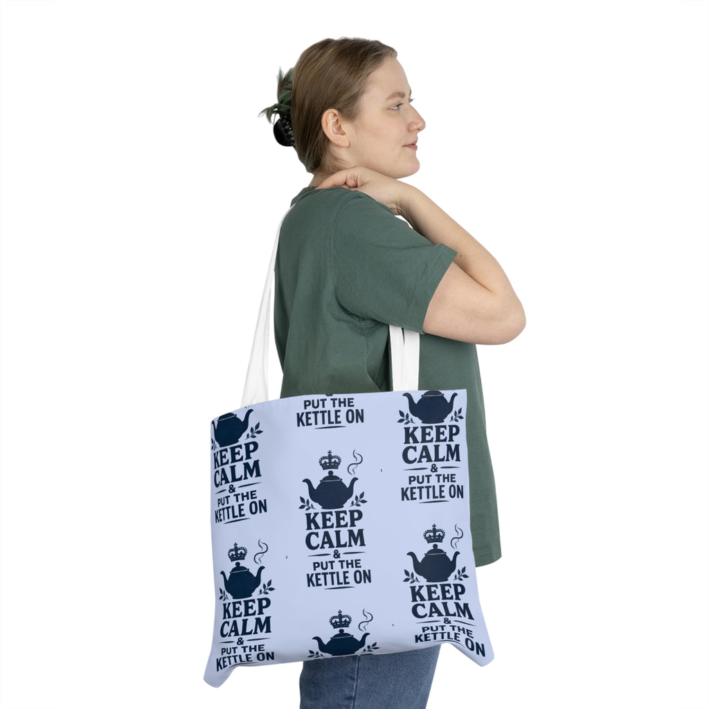 Large Beach Tote Bag – But First Tea