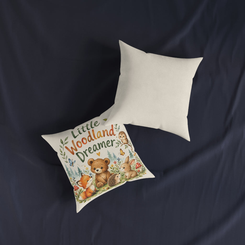 Square Cushion – Little Woodland Dreamer | Woodland Nursery Cushion
