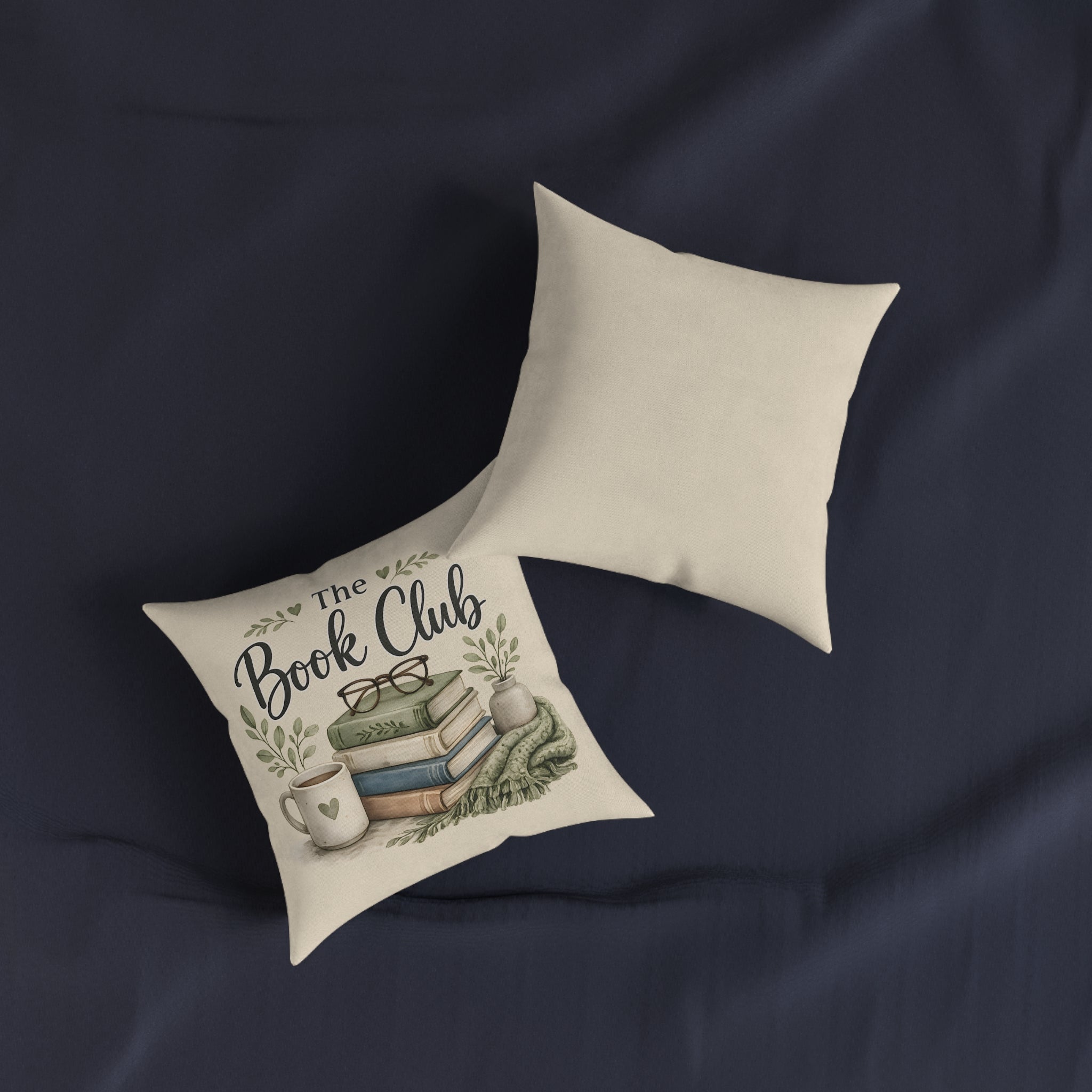 Square Cushion - The Book Club