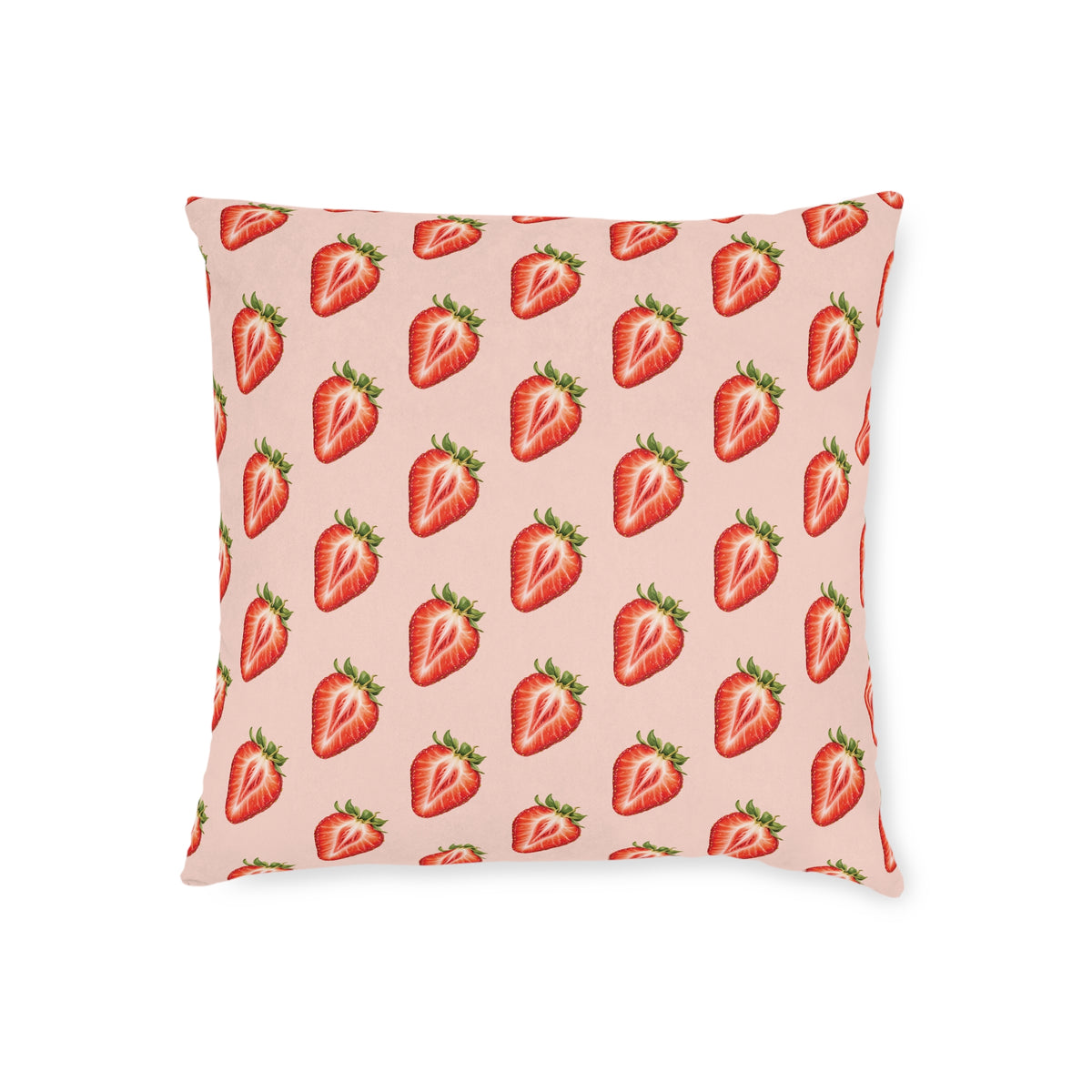 Square Cushion – Strawberry | Fruit & Nature Home Decor