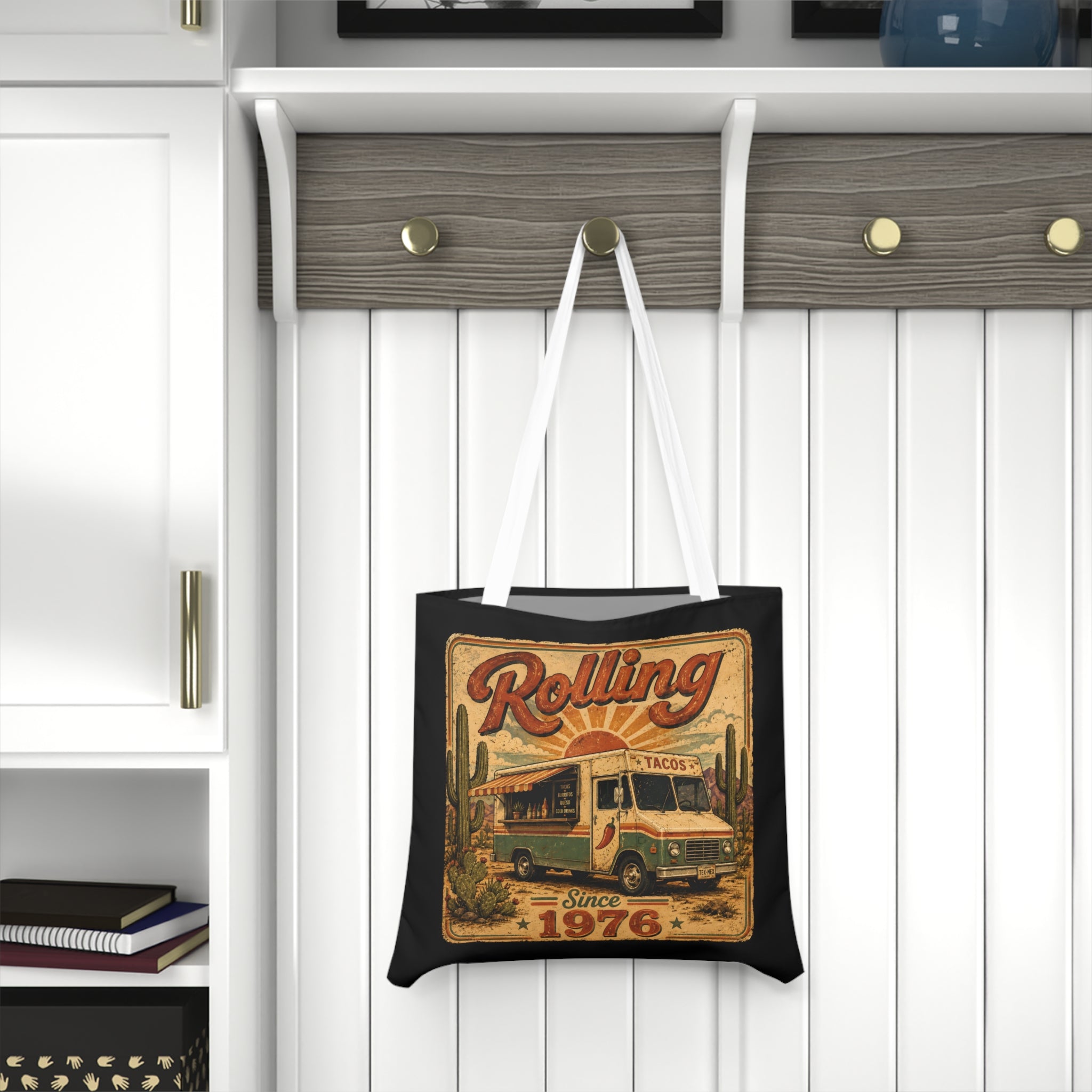 Large Beach Tote Bag – Rolling Since 1976