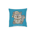 Square Cushion - Snoozy Squirrel - The Woodland Dreamers